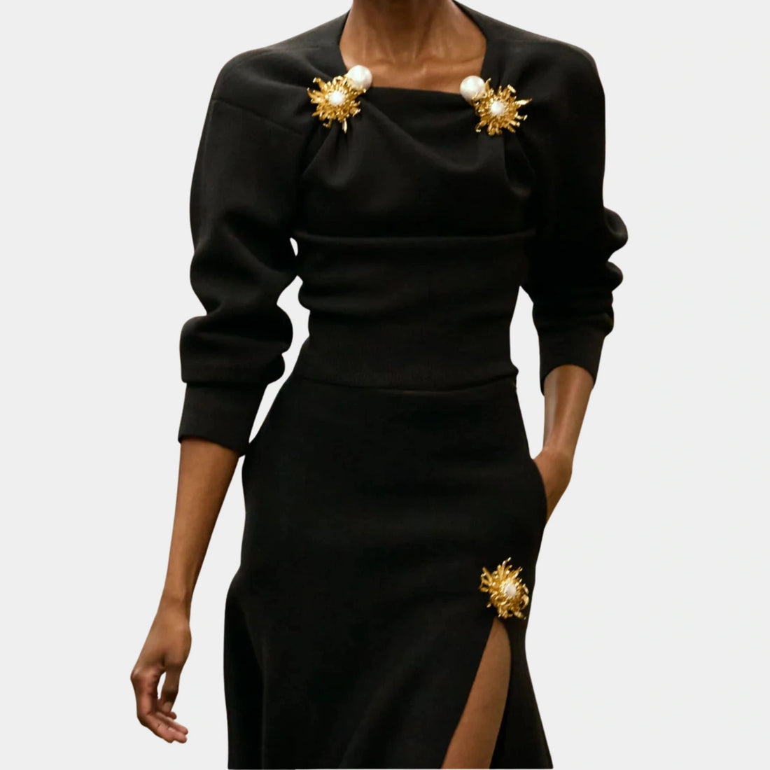Chanel Pullover Wool & Silk Black
