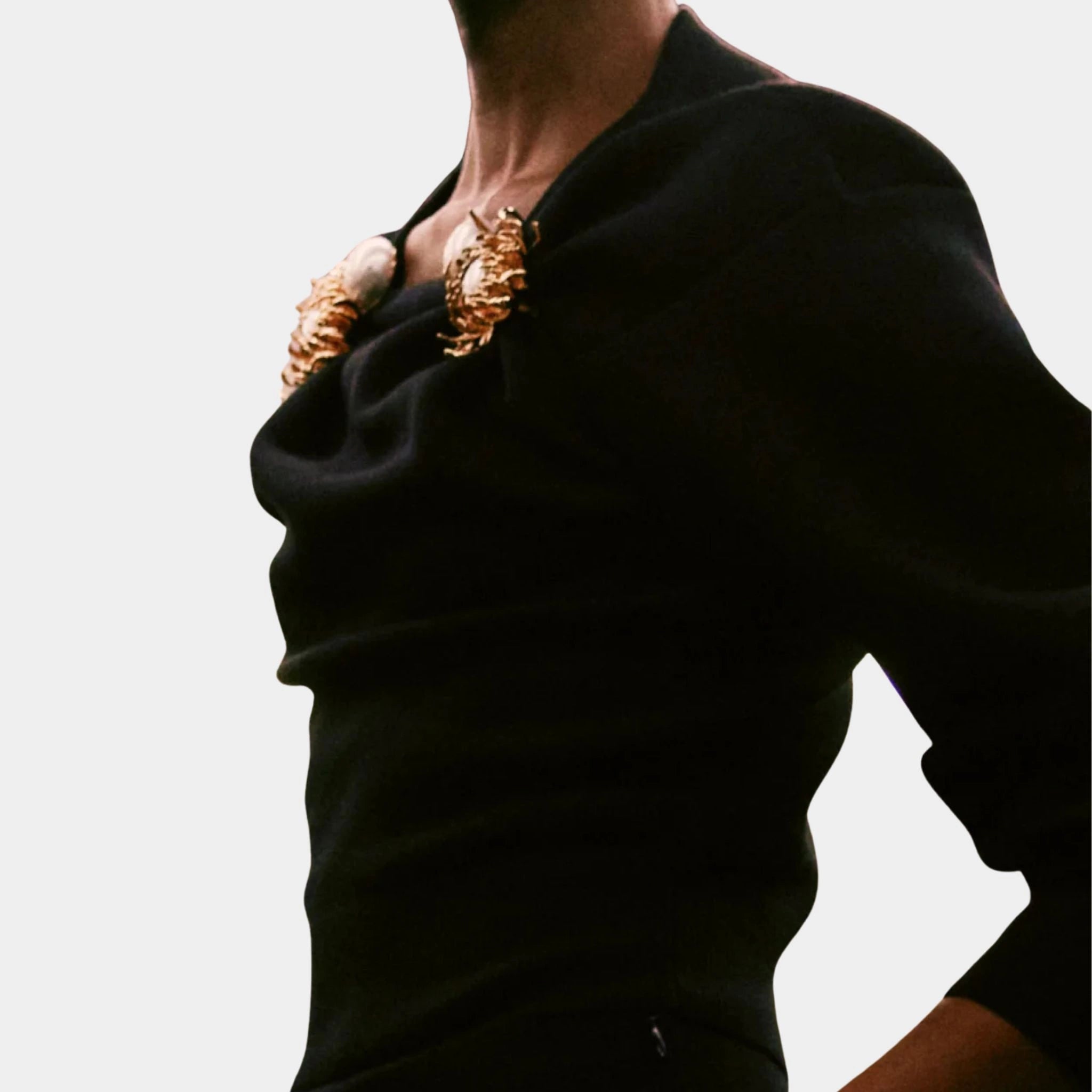 Chanel Pullover Wool & Silk Black