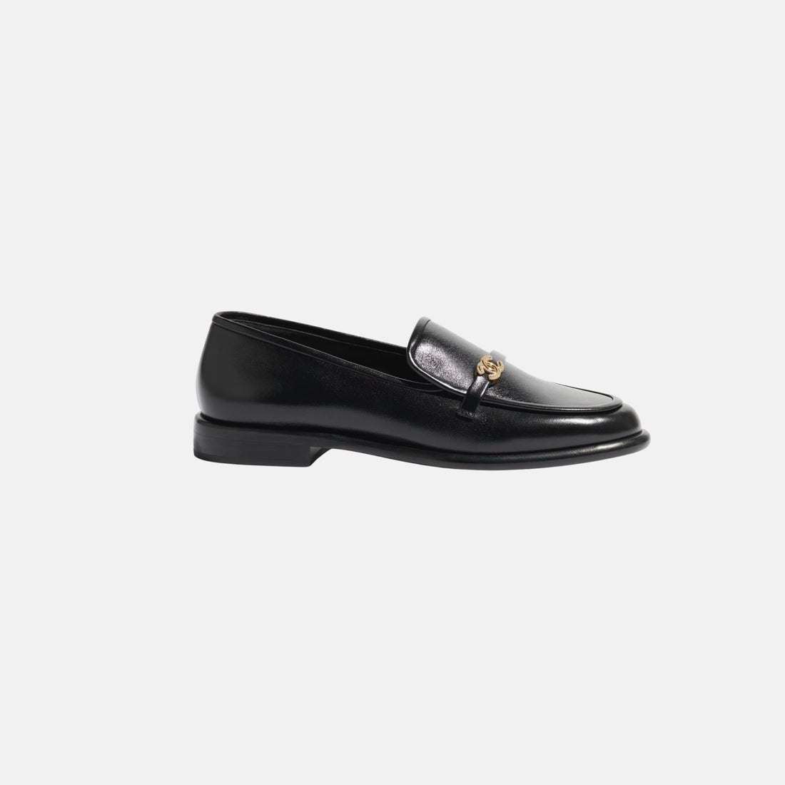 Chanel Shiny Moccasins in Calfskin, Side