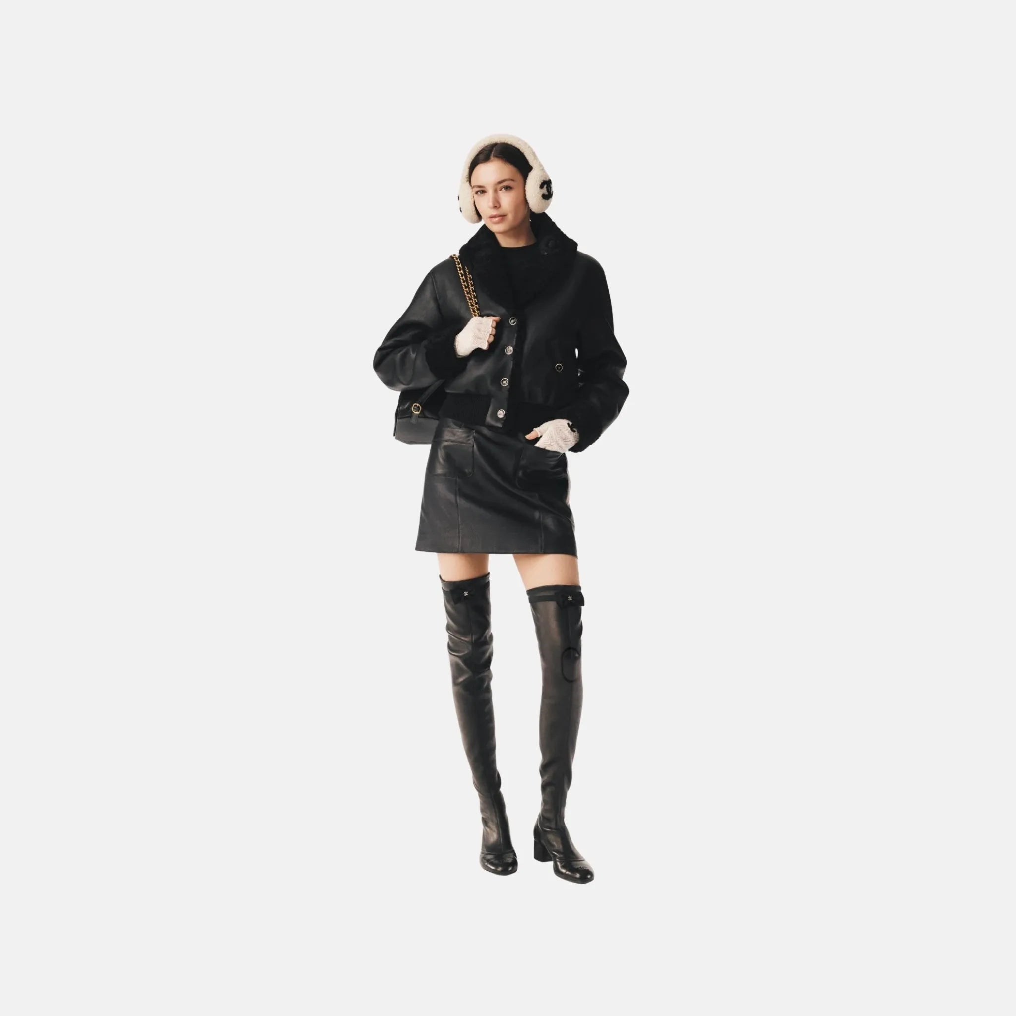 Chanel Skirt in Lambskin, Front