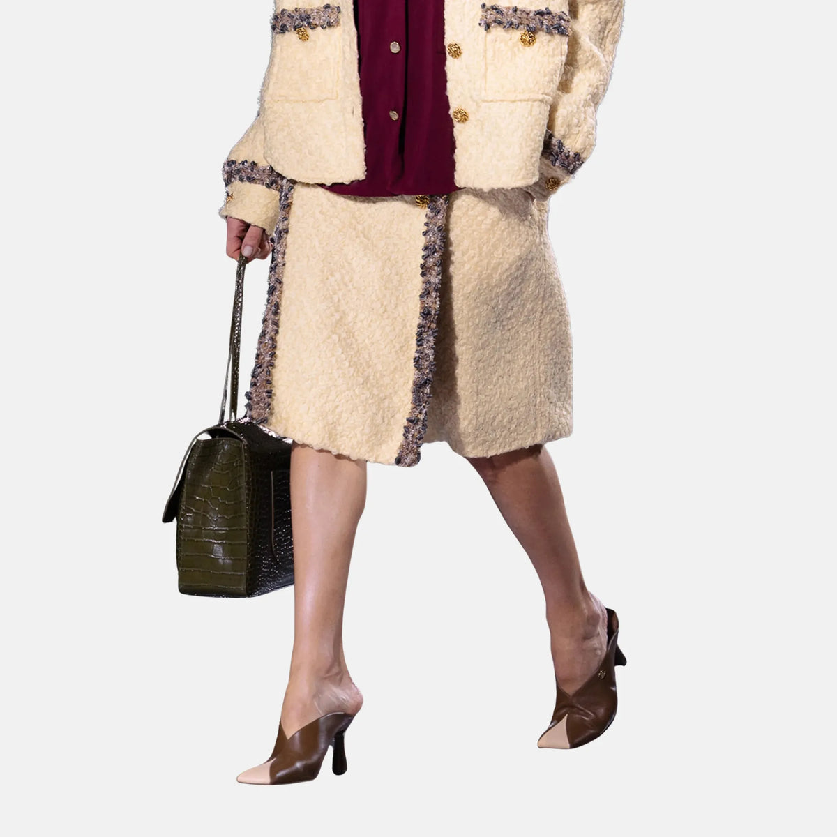 Chanel Skirt in Wool Beige