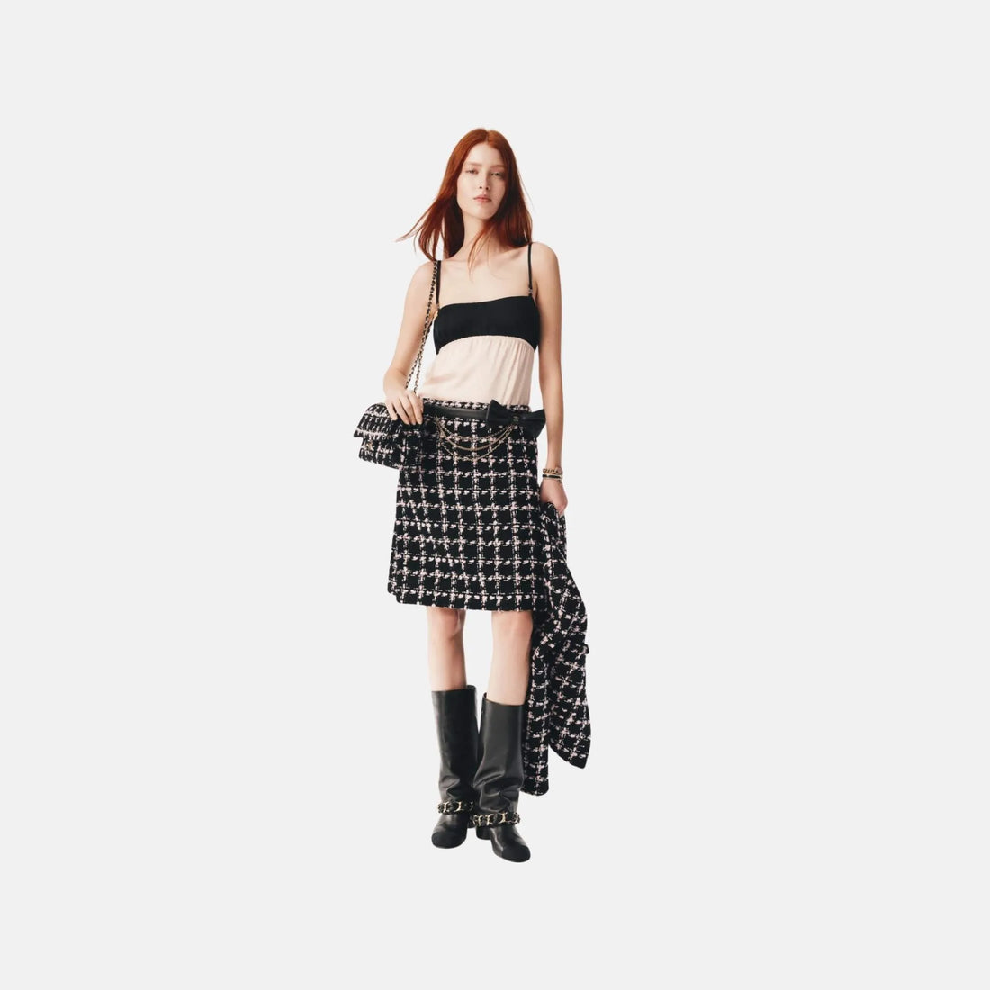 Chanel Skirt in Wool Tweed, Front