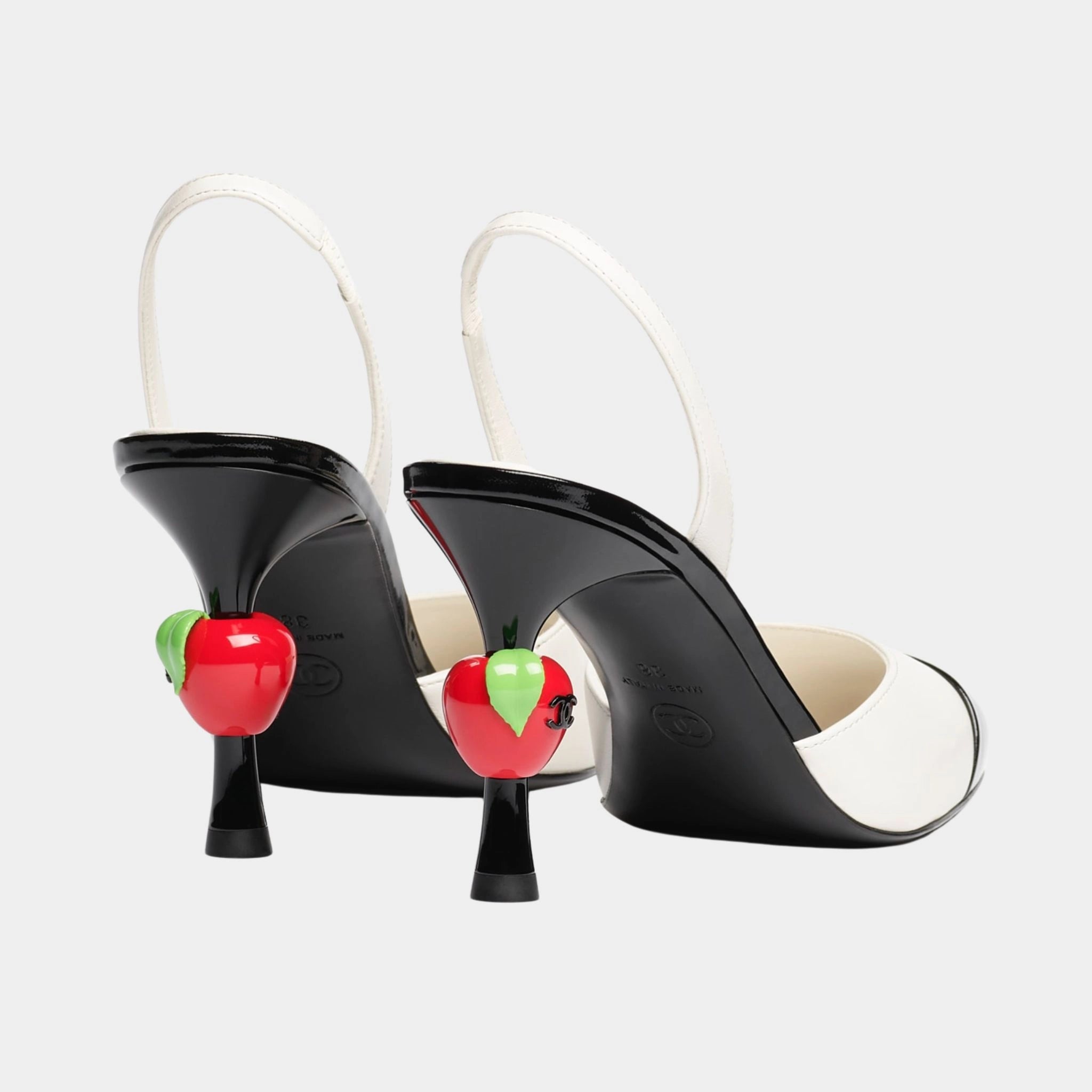 Slingbacks Lambskin & Patent Calfskin