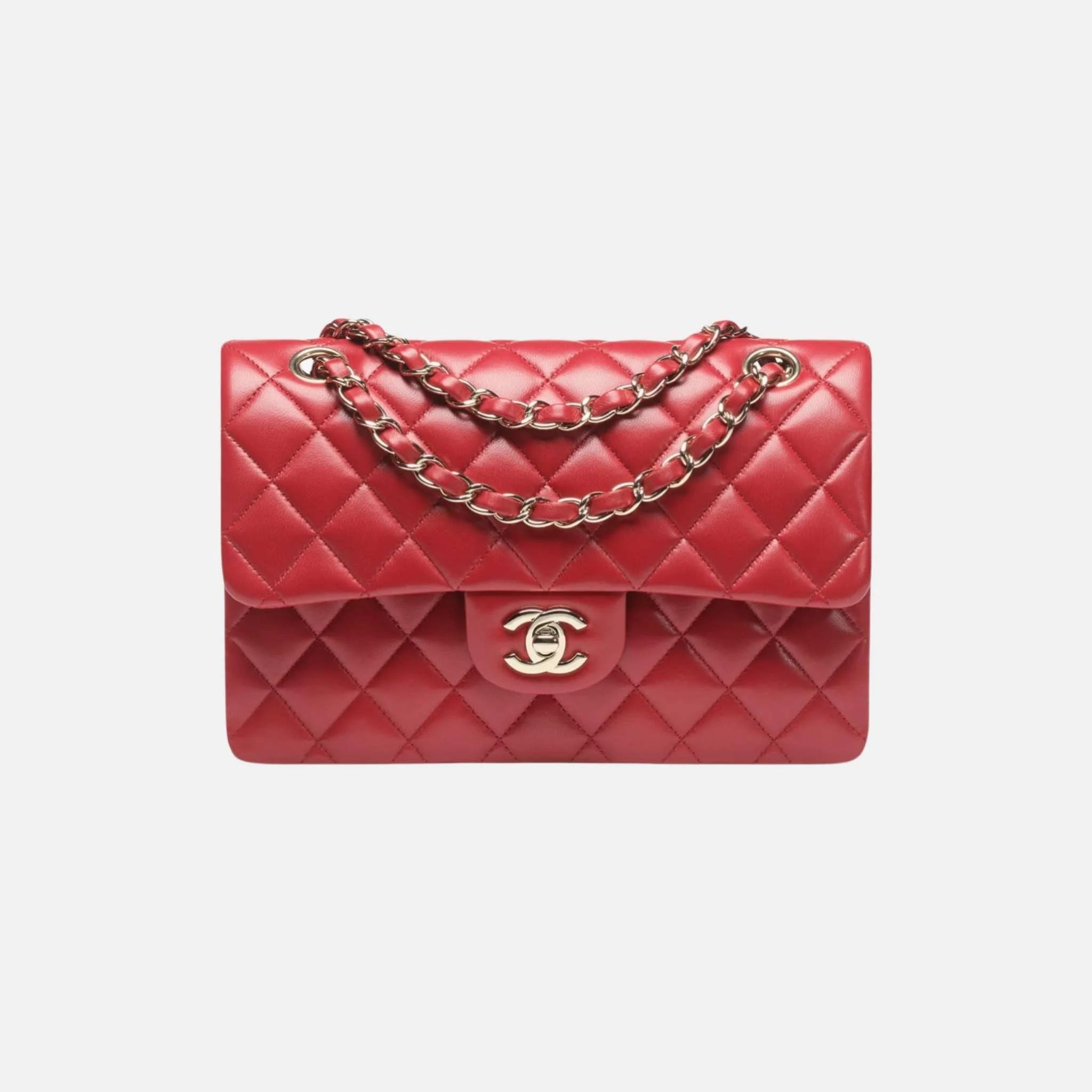Chanel Small Classic Handbag in Lambskin