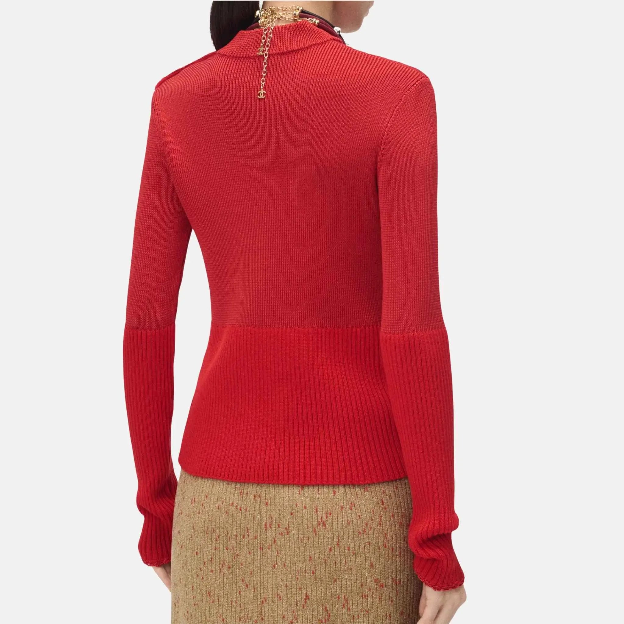Sweater in Wool and Silk