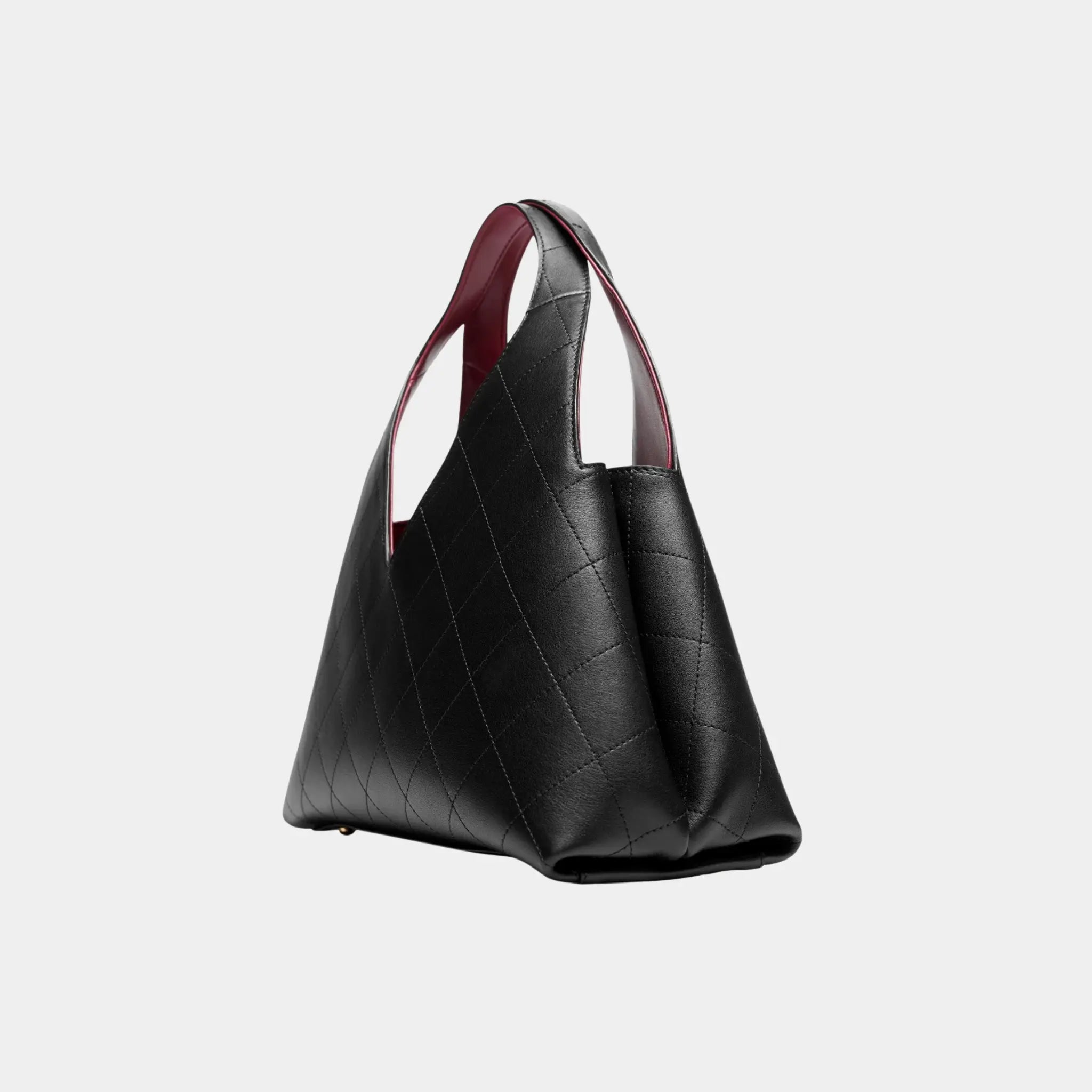 Chanel Tote in Black Calfskin & Gold-Tone Metal, Back