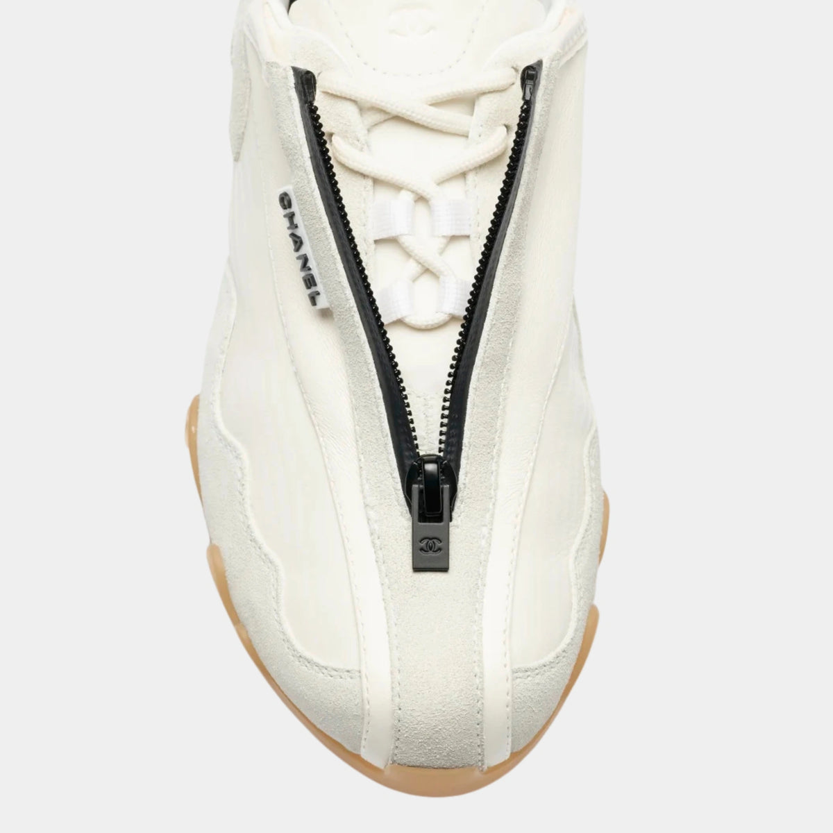 Chanel Trainers Calfskin & Suede Calfskin White