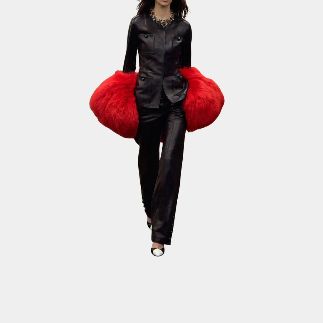 Trousers Lambskin Black