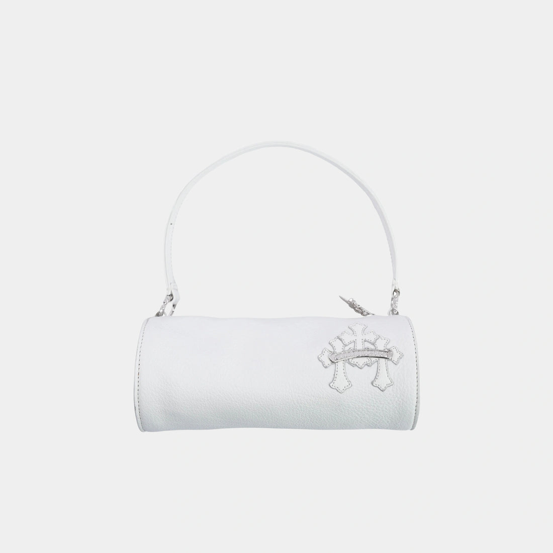 Chrome Hearts Mini JoJo Bag in Triple White, Front