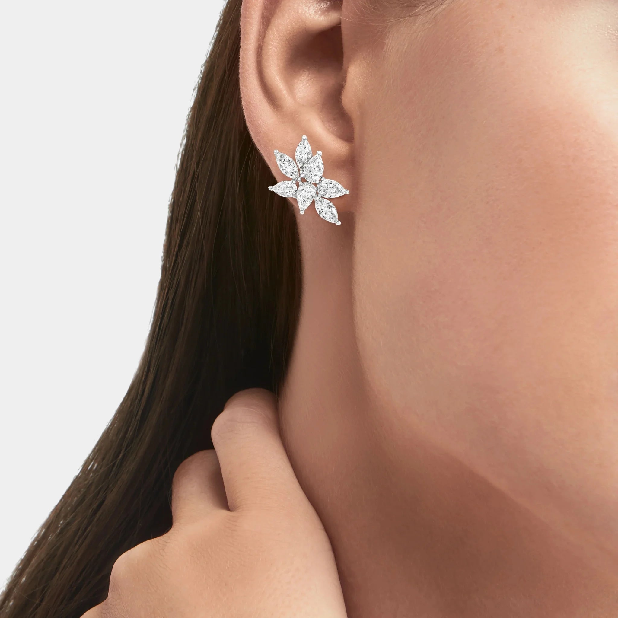 Classi Graff Multi-shape Diamond Small Stud Earrings, Model