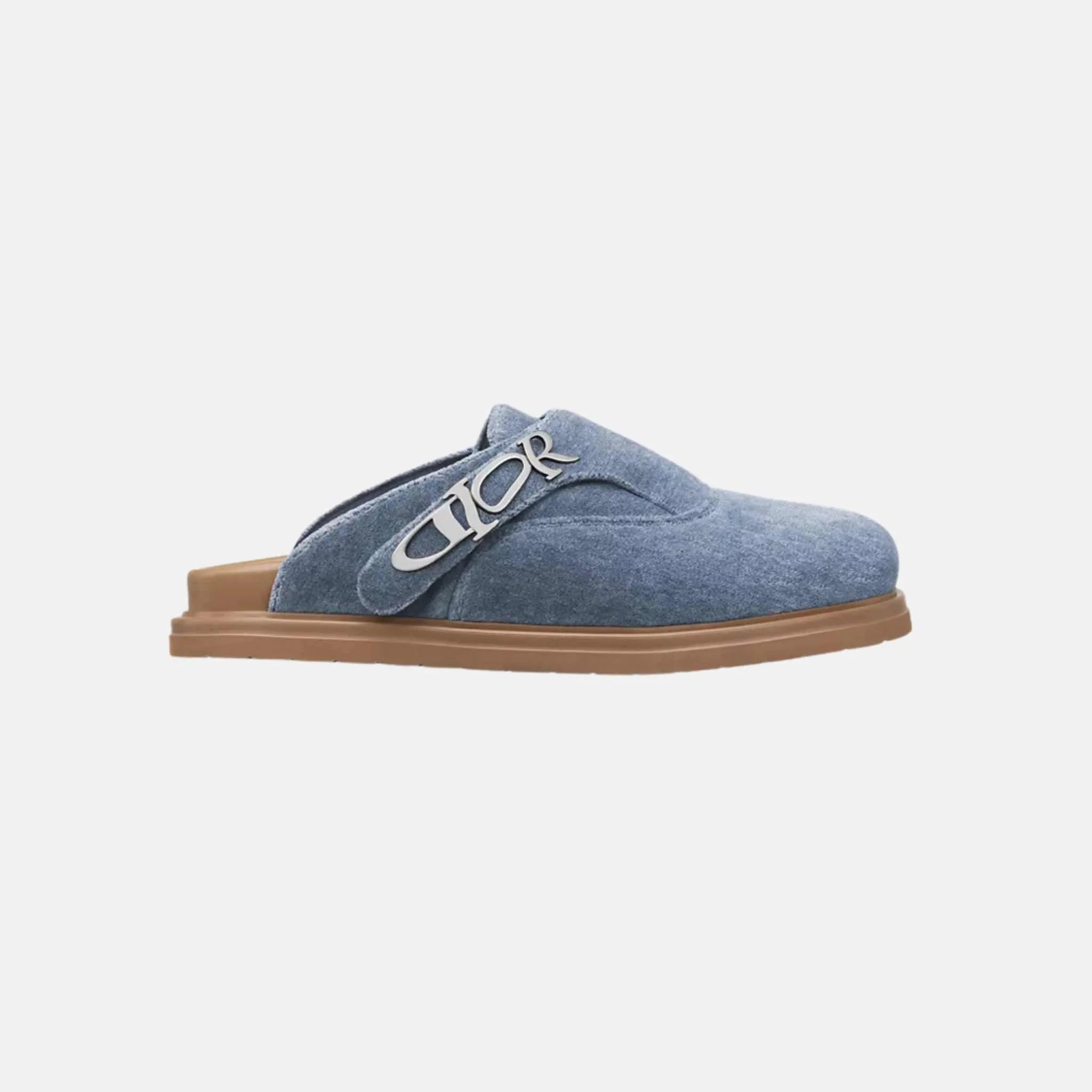 Dior Aqua Mule DIOR & LEWIS HAMILTON Blue Denim, Side