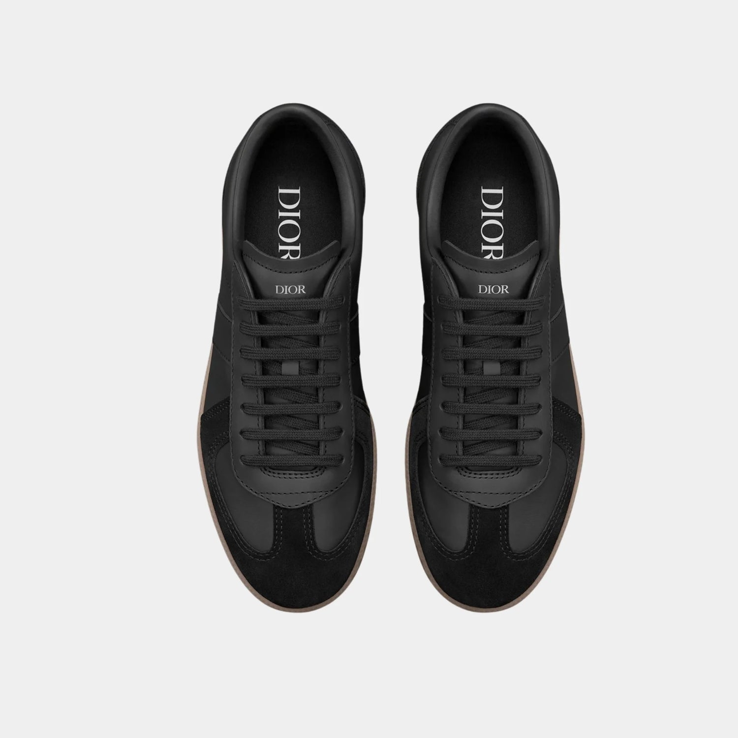 B01 Matchpoint Sneaker In Smooth Calfskin With Suede