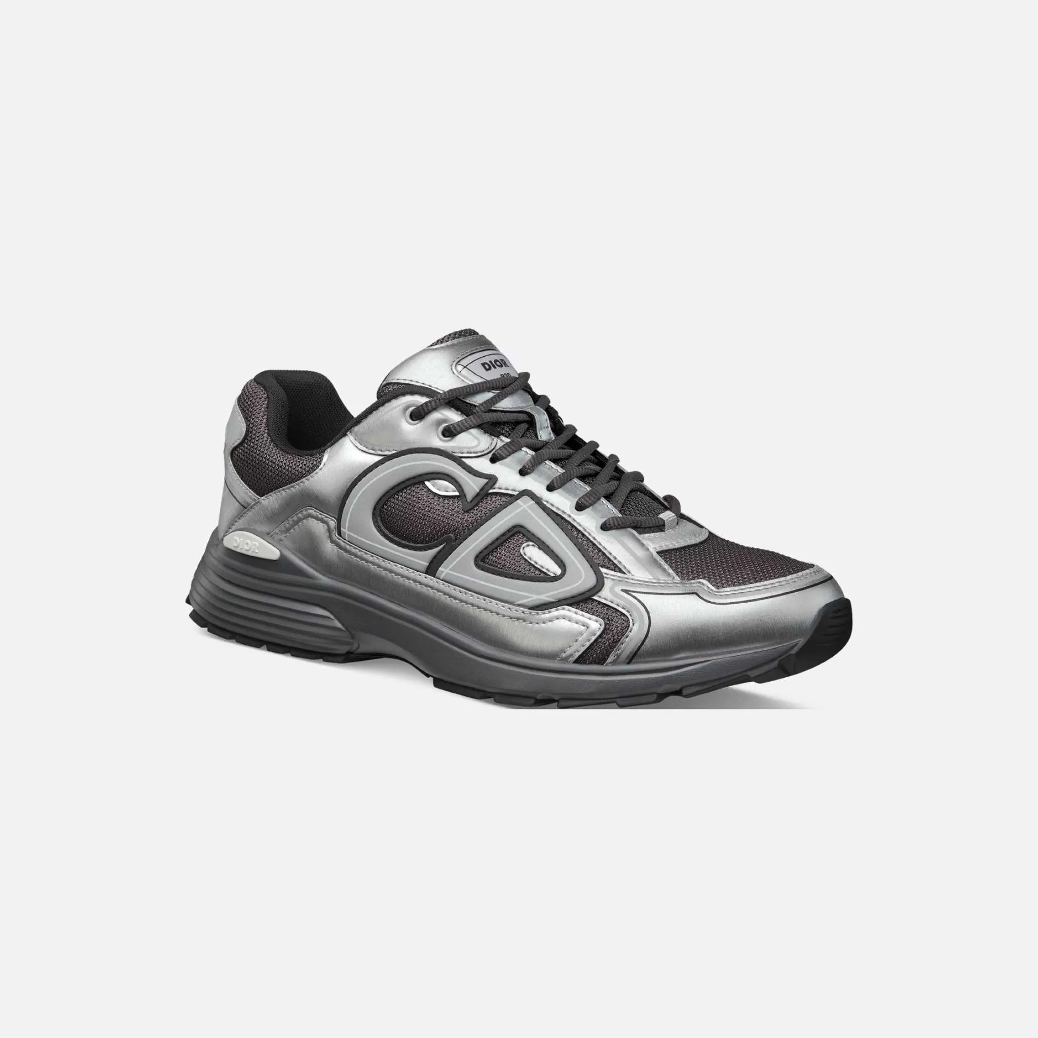 Dior B30 Countdown Sneaker Mesh & Technical Fabric , Dark , Side & Front