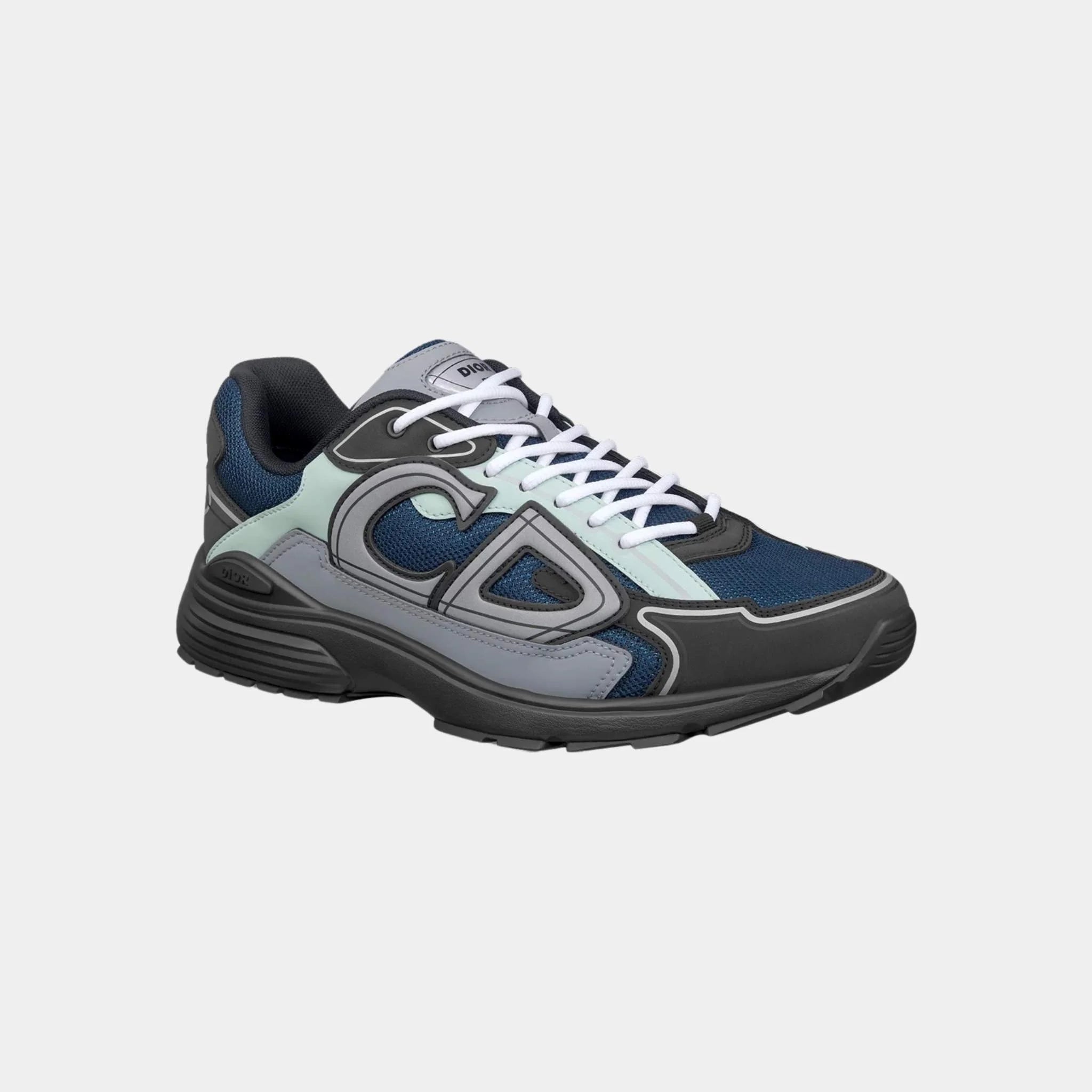 Dior B30 Countdown Sneaker Technical Mesh and Fabric, Mint Green, Front