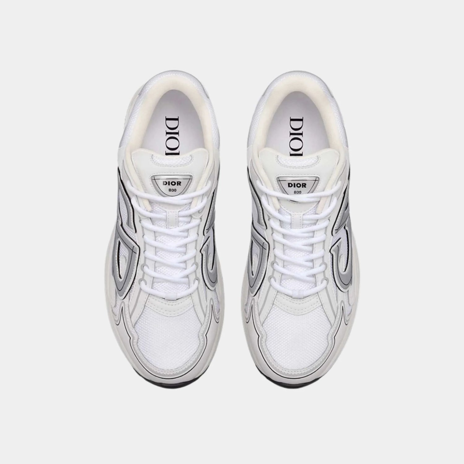 Dior B30 Countdown Sneaker White Mesh and Technical Fabric, Top