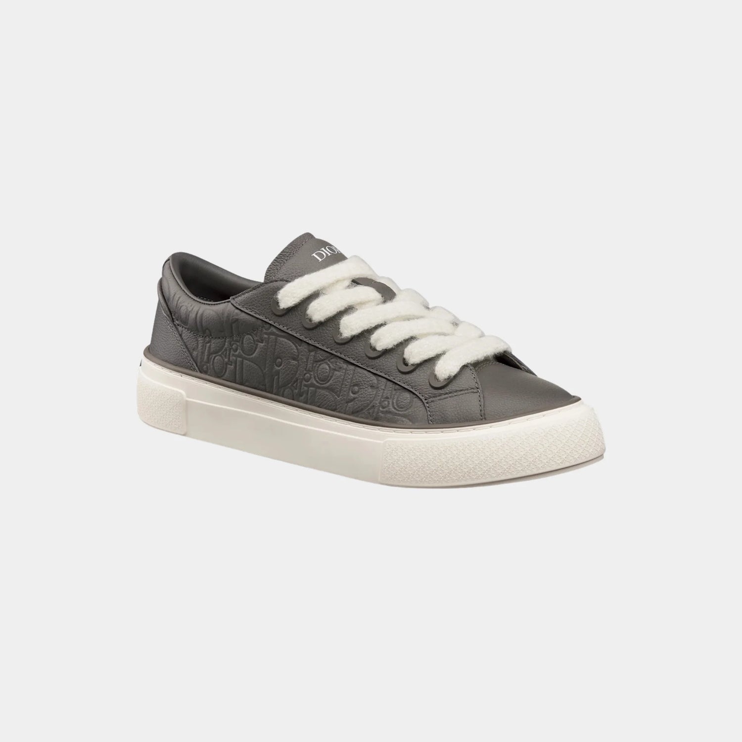 B33 Spin Sneaker In Grained Calfskin And Dior Gravity Leather
