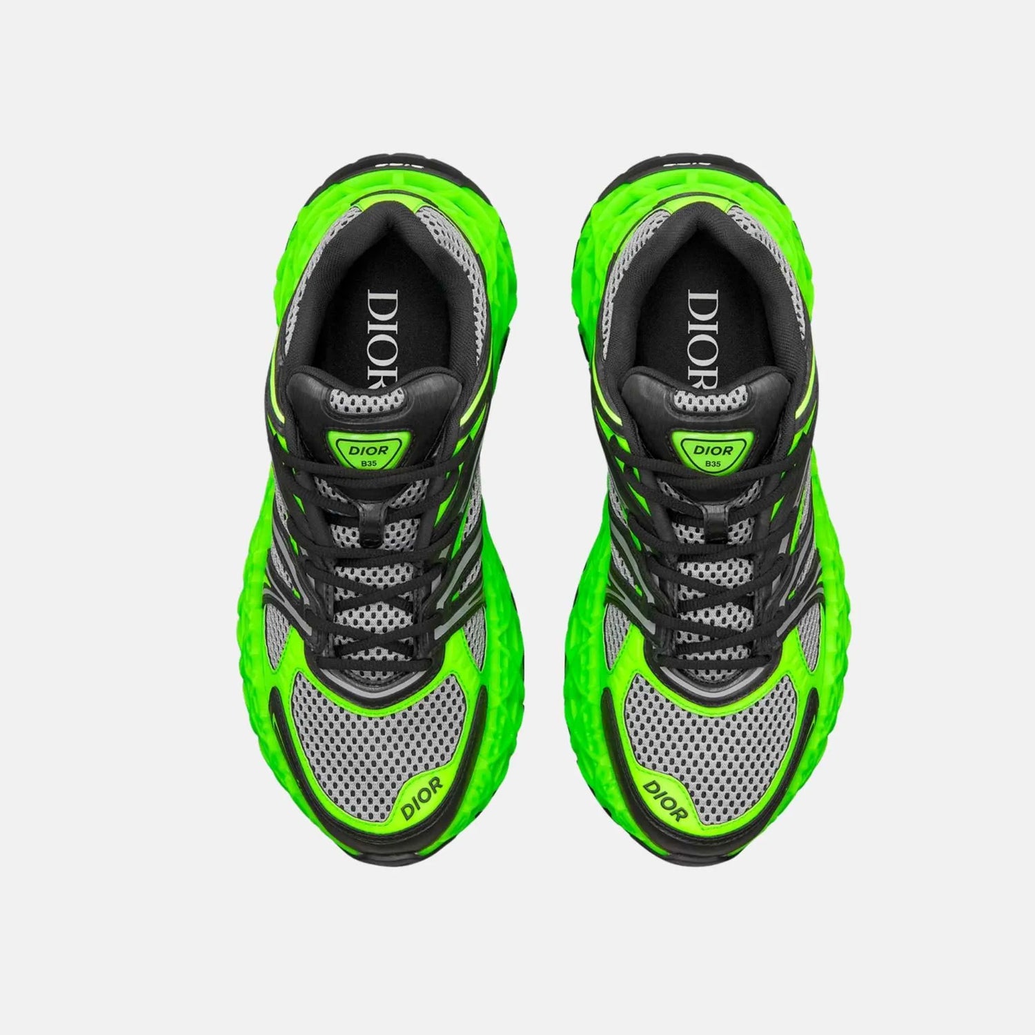 Dior B35 NXXT Sneaker Limited And Numbered Edition, Neon Green, Top