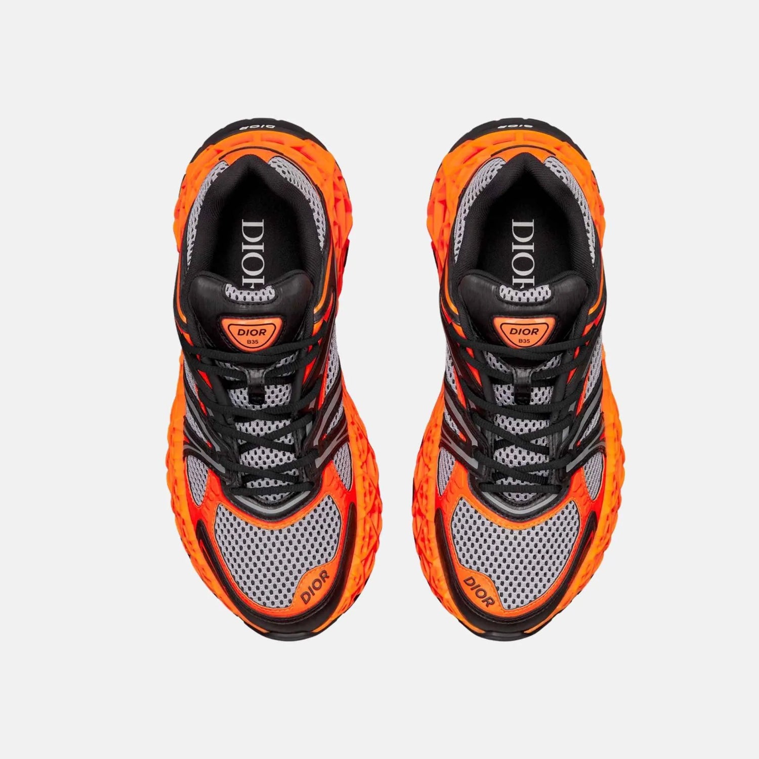 Dior B35 NXXT Sneaker Limited And Numbered Edition, Neon Orange, Top