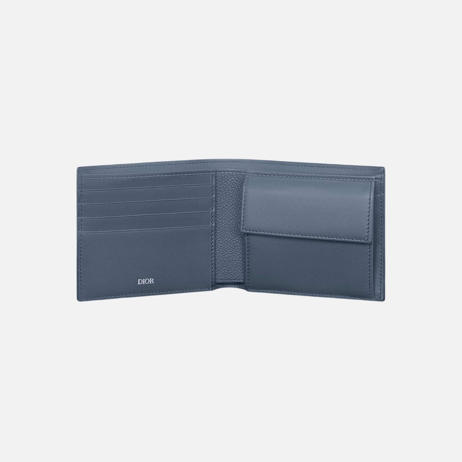 Dior Bifold Wallet In Gravity Outline Leather, Inside