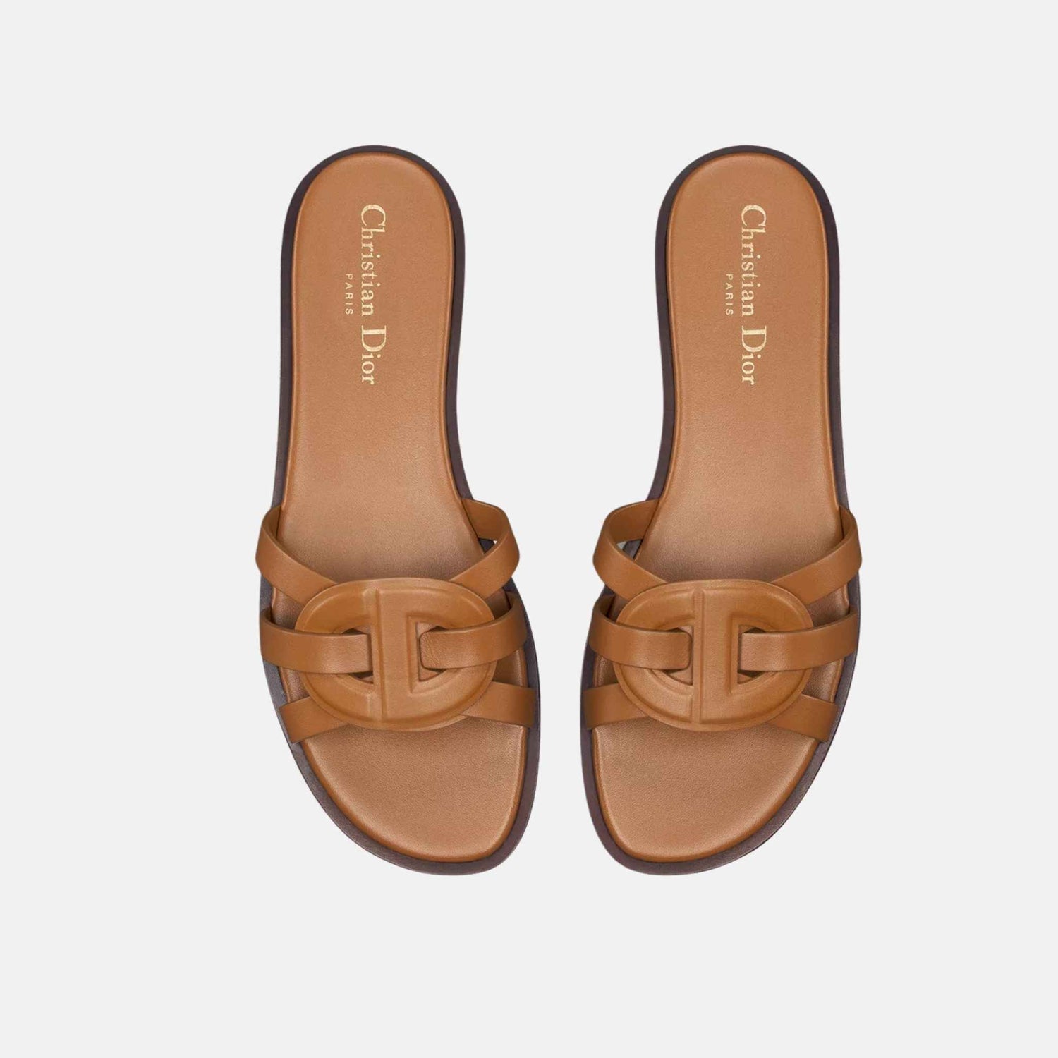 Dior D Club Slide In Calfskin, Top