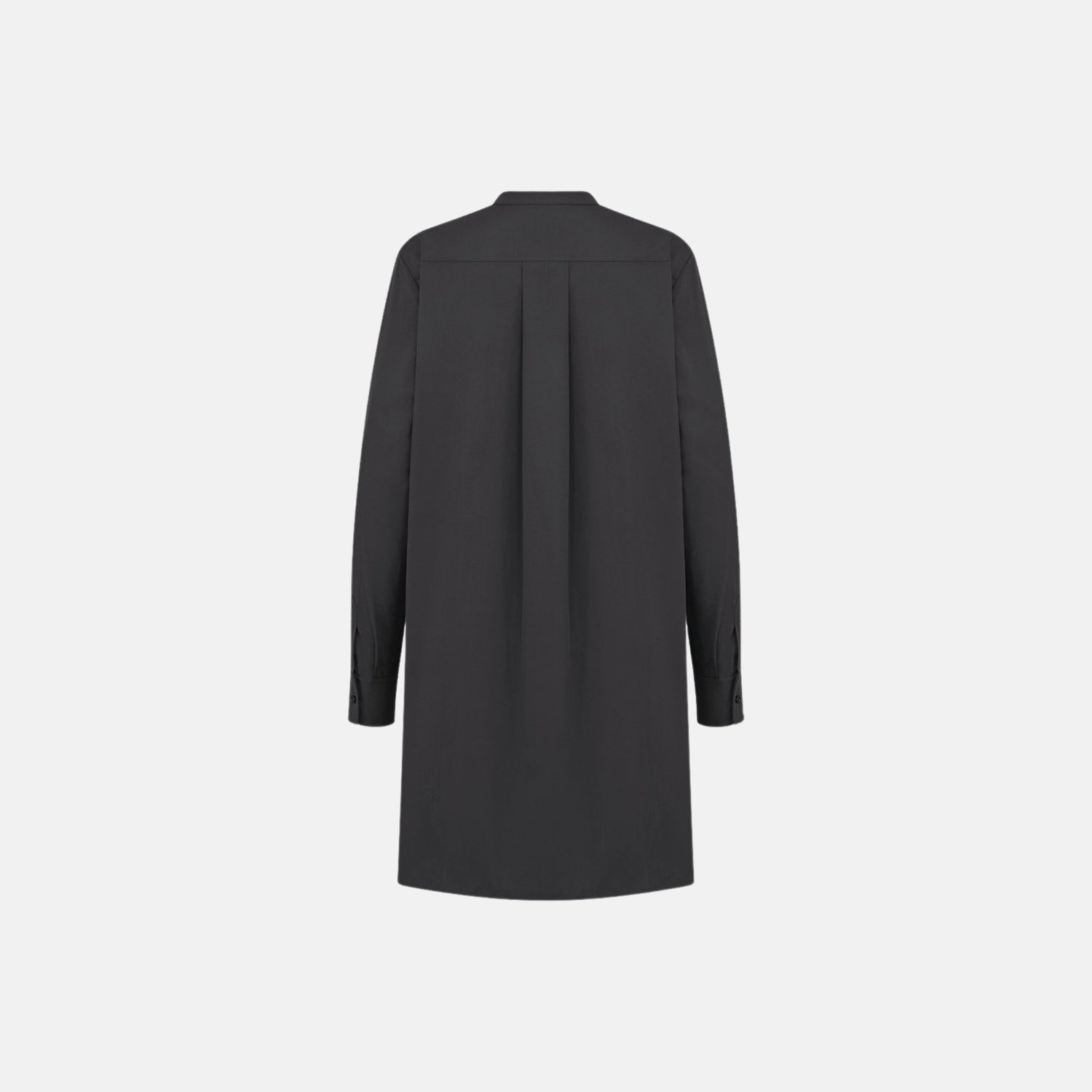 Dior Dioriviera Long Blouse In Cotton Poplin, Black, Back