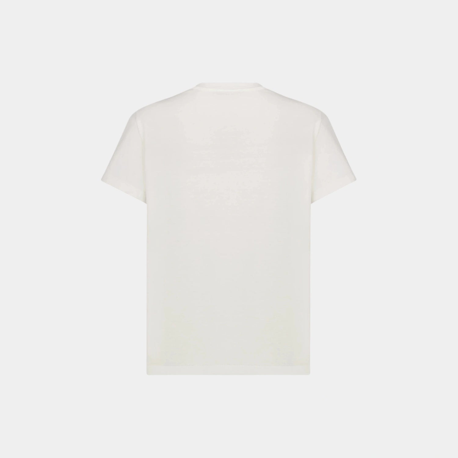 Dior Dioriviera T Shirt In Toile De Jouy Cotton And Linen Jersey, White, Hazelnut, Back