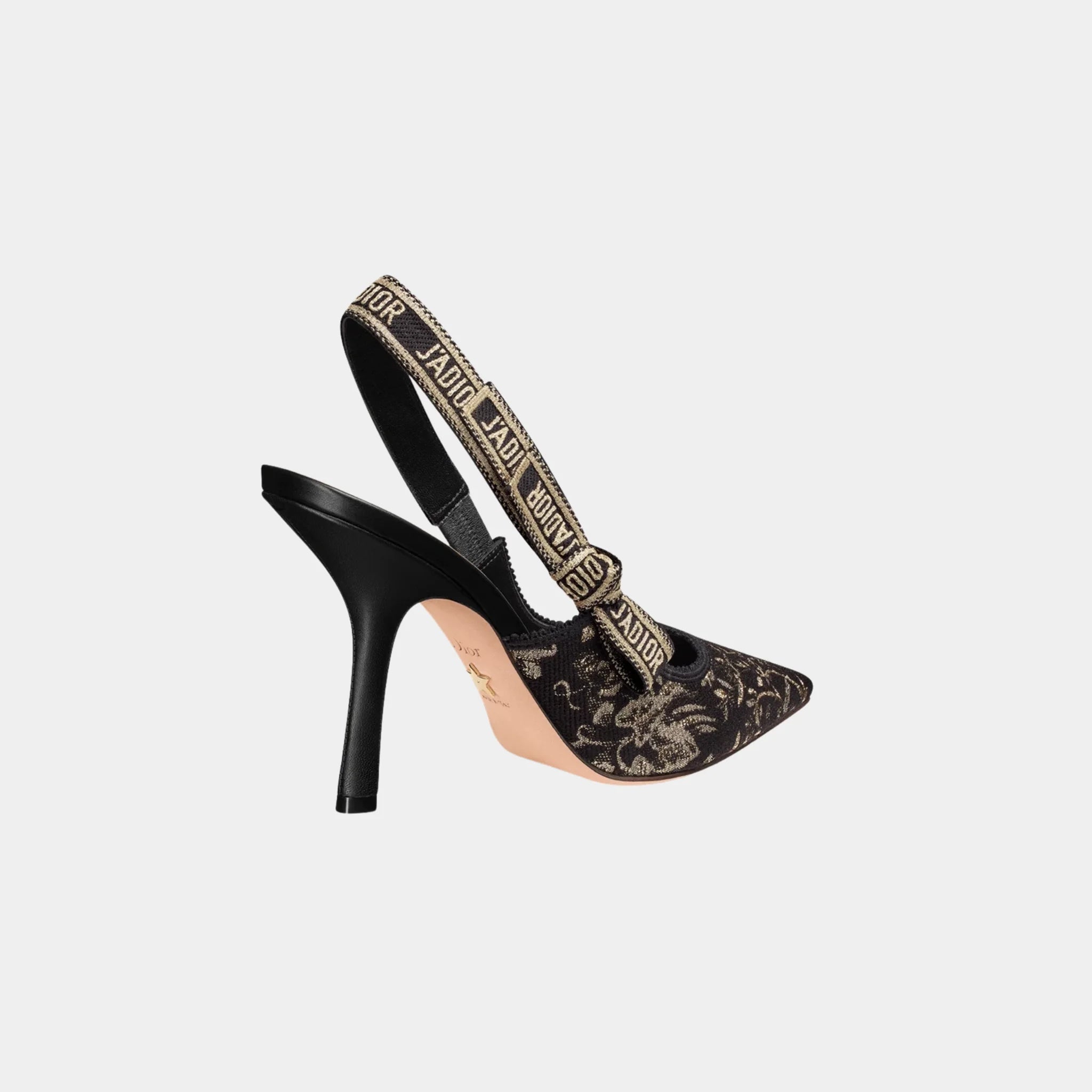 Dior JAdior Slingback Pump Millefiori Pattern, Black, Back
