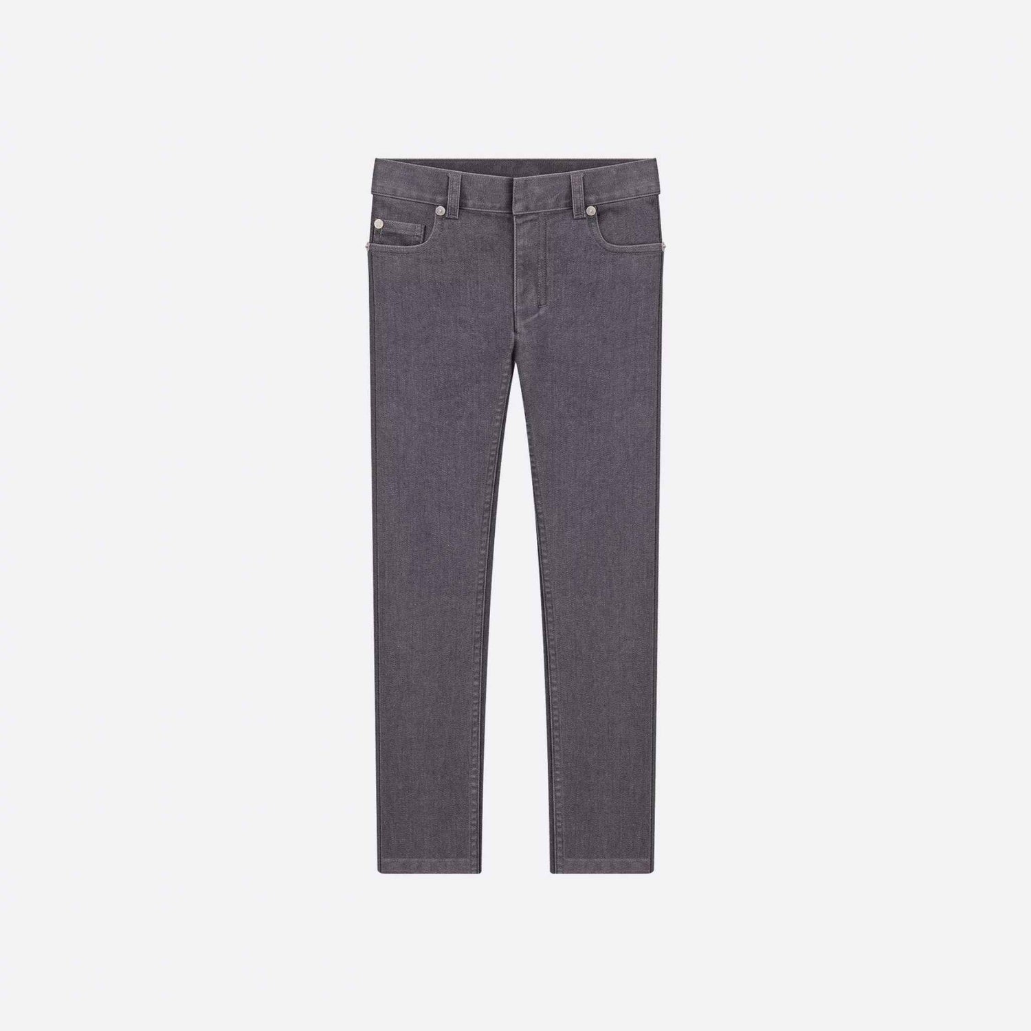 Dior Kids Jeans Gray Cotton Denim, Front