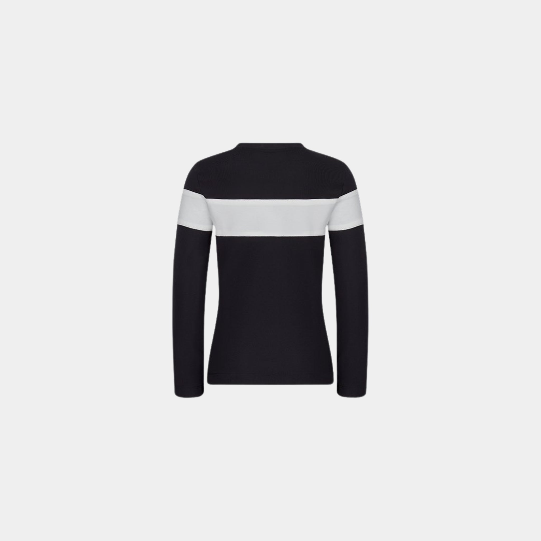 Dior Kids Long-Sleeved T-Shirt Black & White Technical Jersey, Back