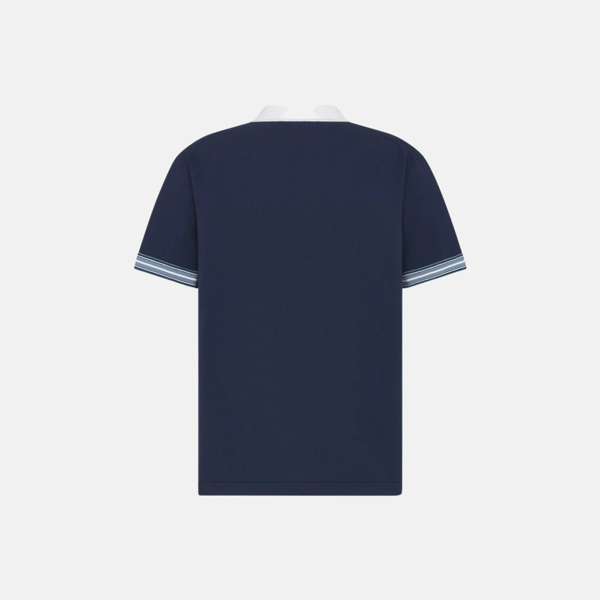 Dior Lily Of The Valley Polo Shirt In Cotton Jersey, Back