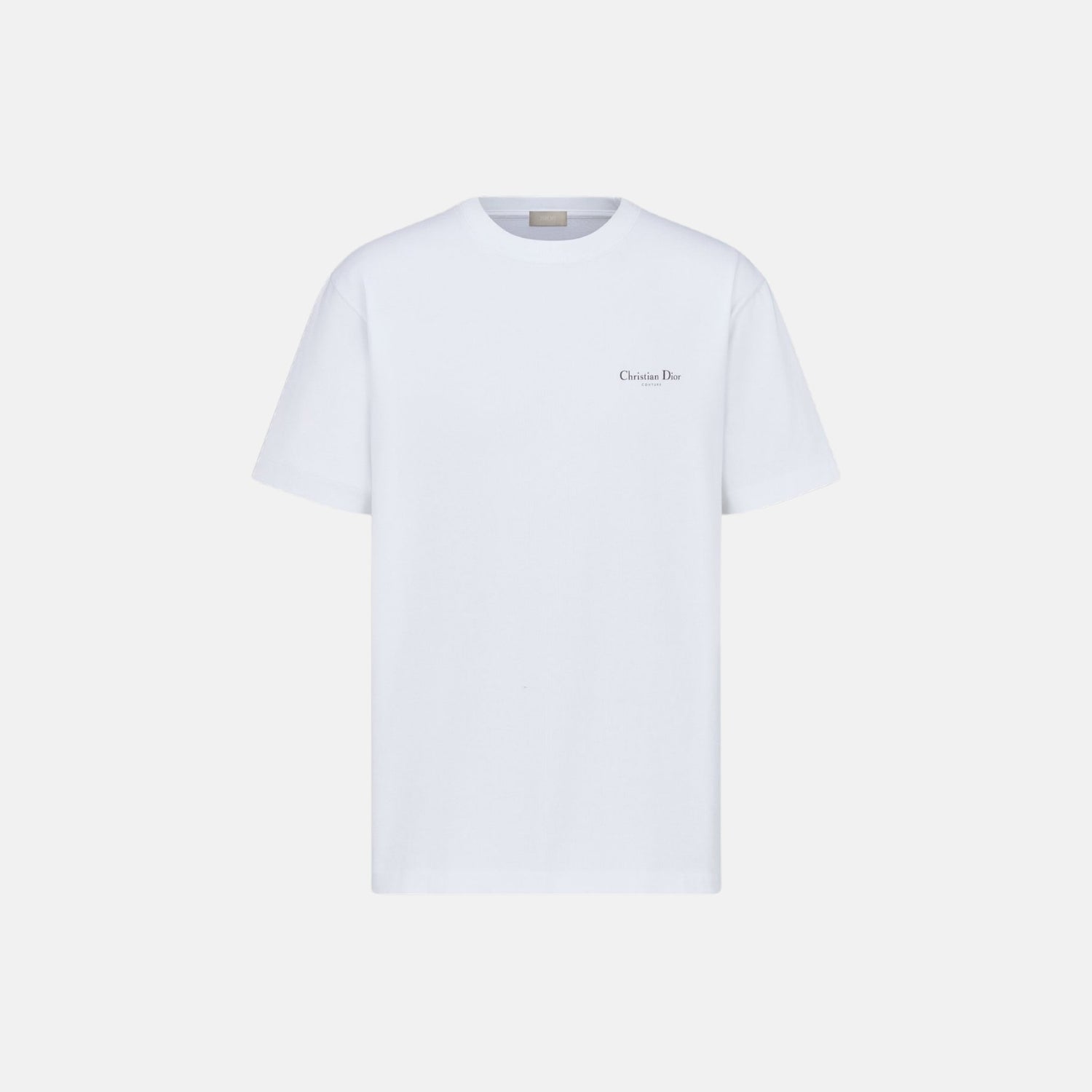 Dior Lily Of The Valley T Shirt In Cotton Jersey Relaxed Fit, White, Front