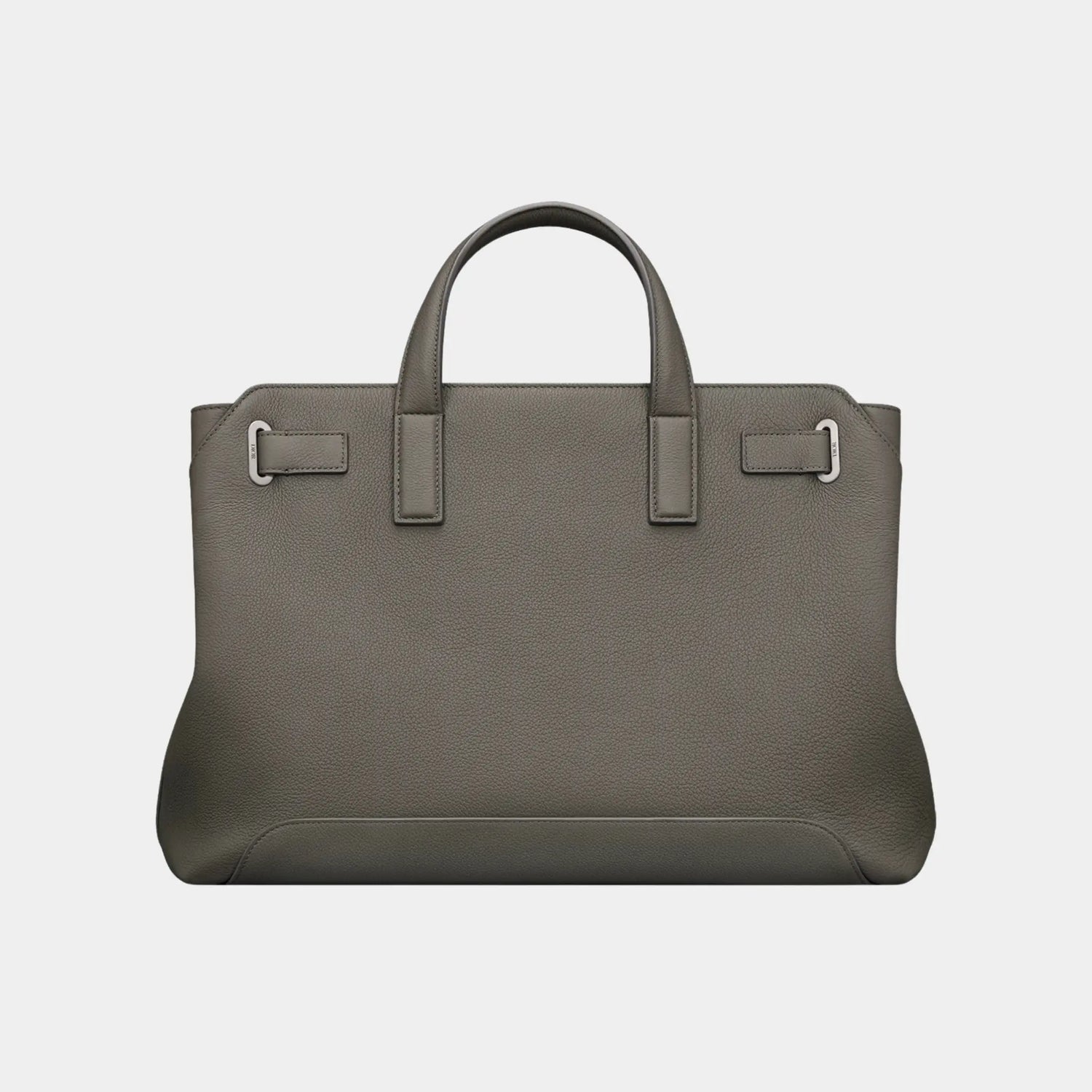 Dior Medium Normandie Tote Bag In Icons Calfskin, Gray, Back