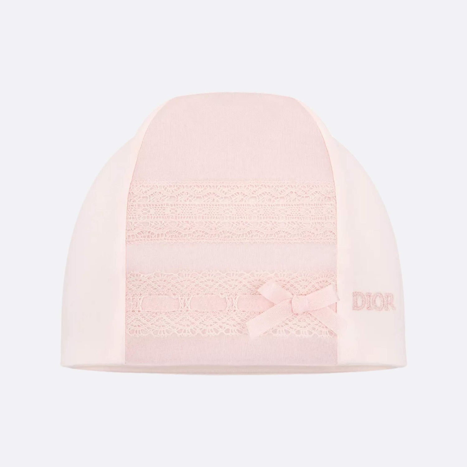 Dior Nanouchka Newborn Gift Set Pale Pink Cotton Interlock And Voile, BeanieViews