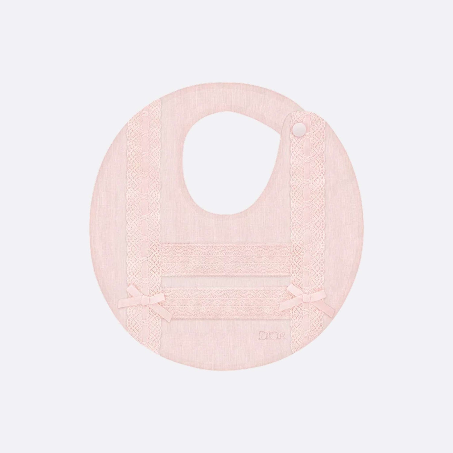 Dior Nanouchka Newborn Gift Set Pale Pink Cotton Interlock And Voile, BibViews