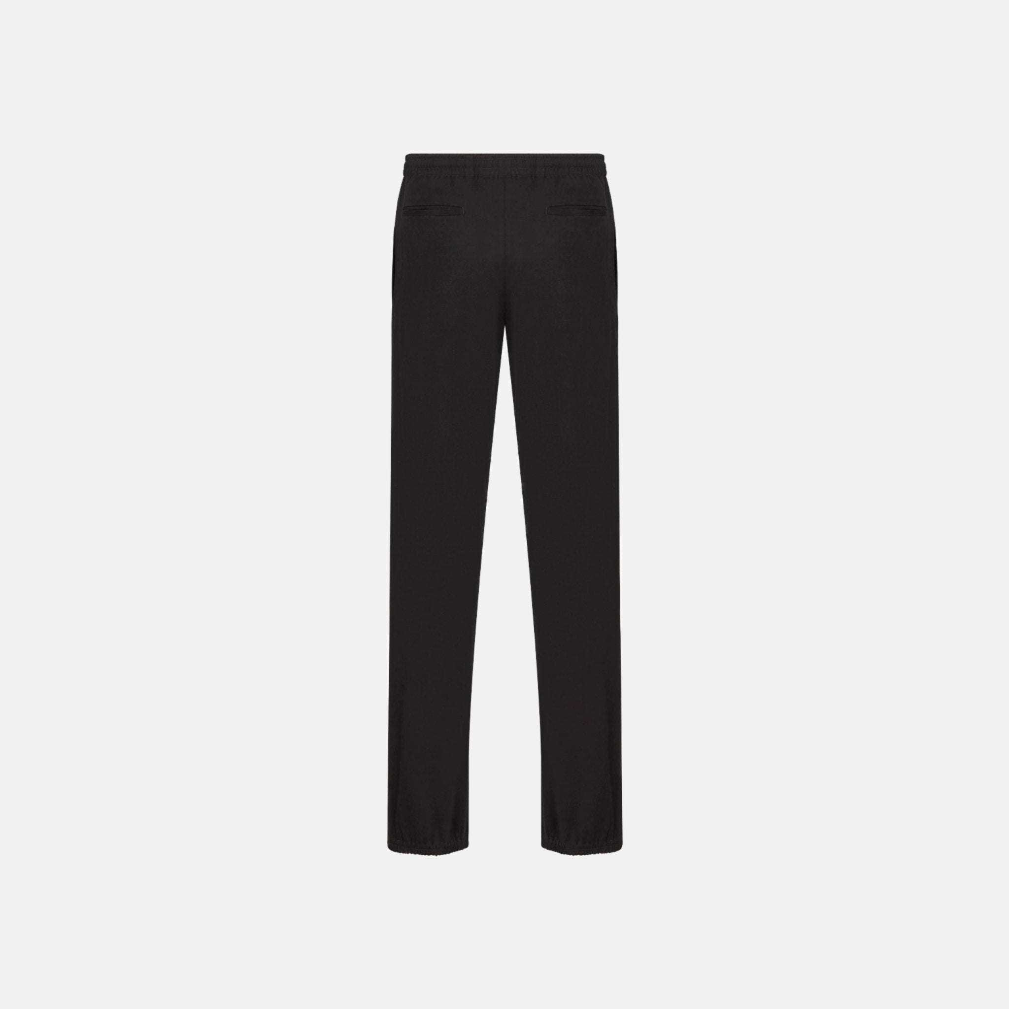 Dior Tailored Track Pants With CD Icon Embroidery In Cotton Blend, Back