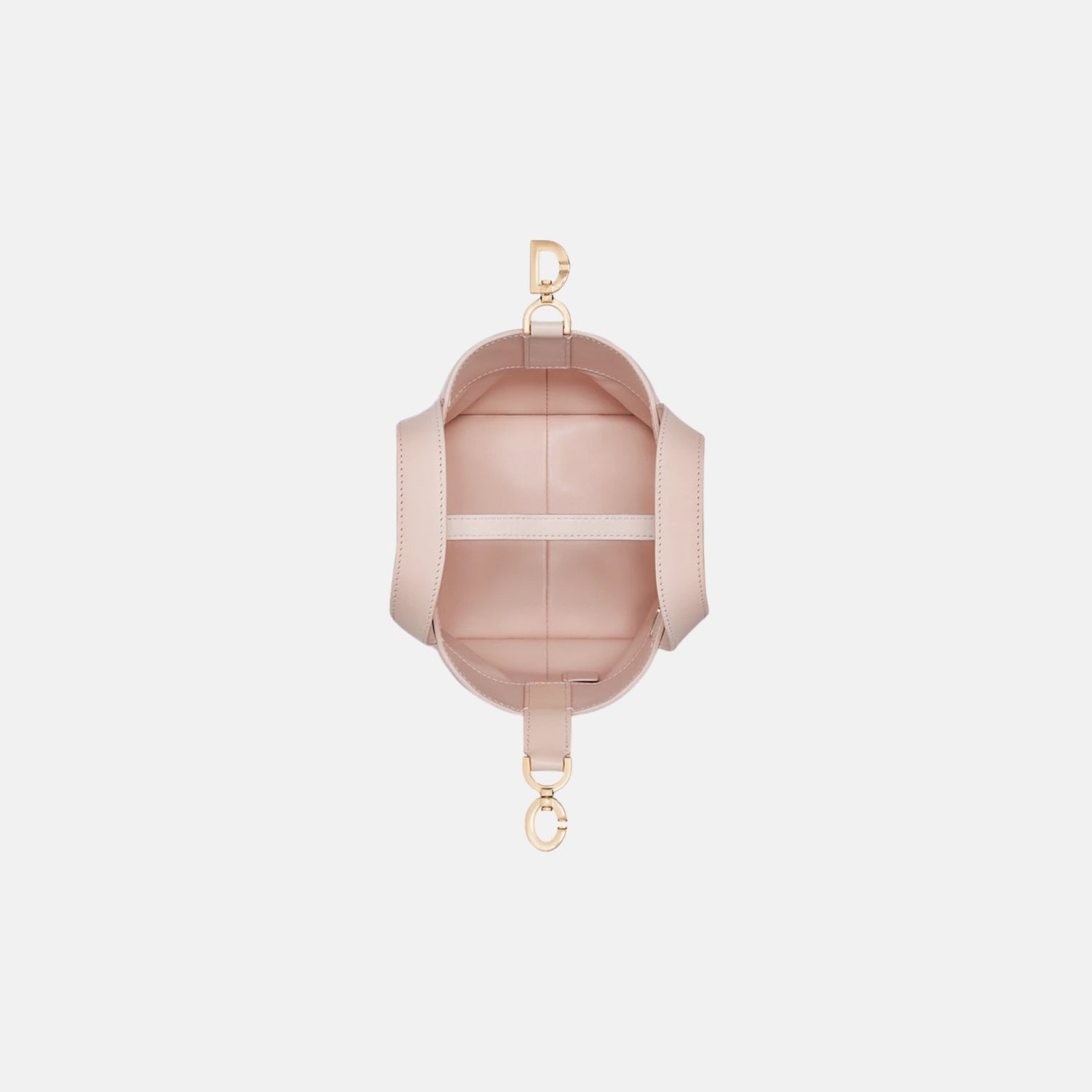 Dior Toujours Vertical Nano Tote Bag, Pink, Inside