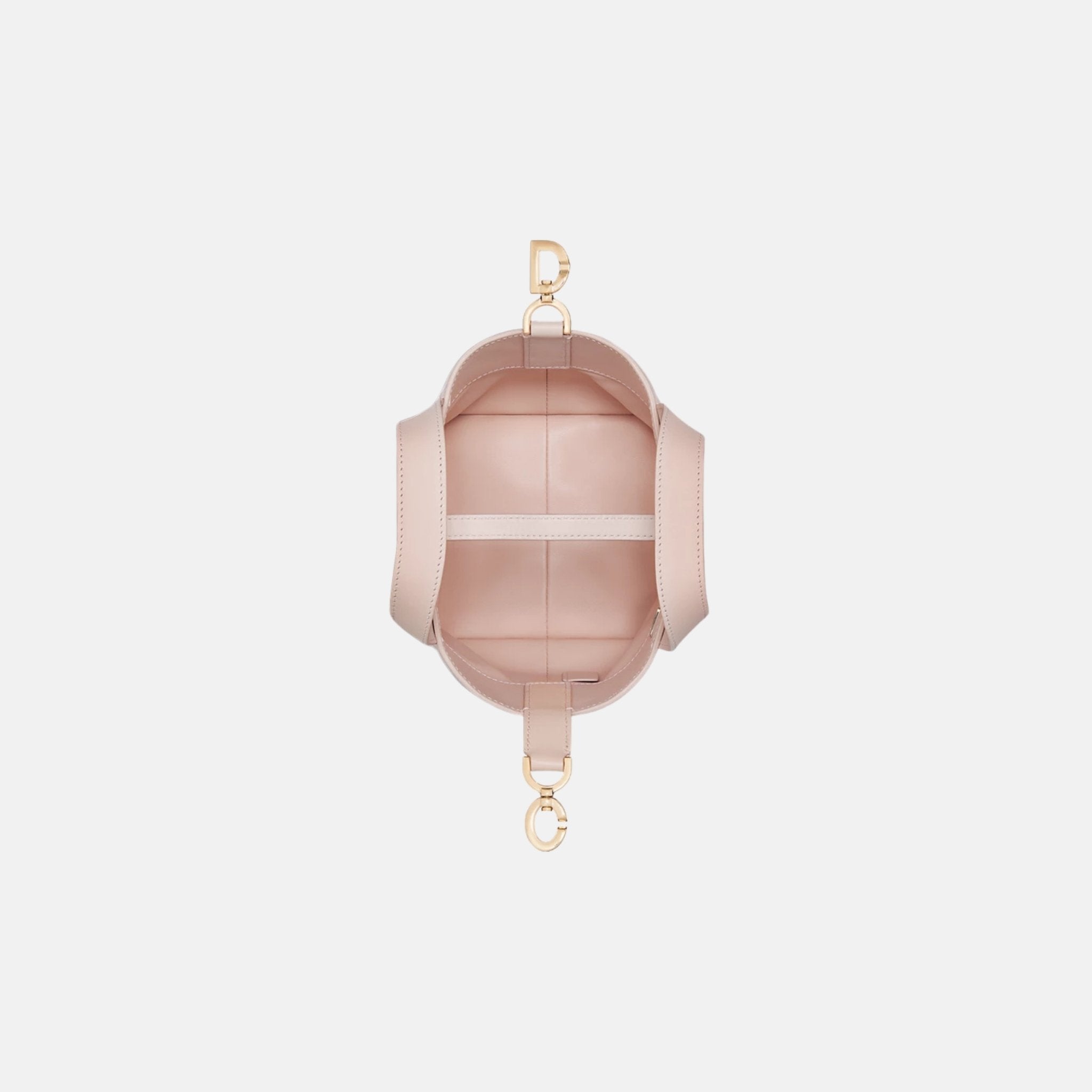 Dior Toujours Vertical Nano Tote Bag, Pink, Inside