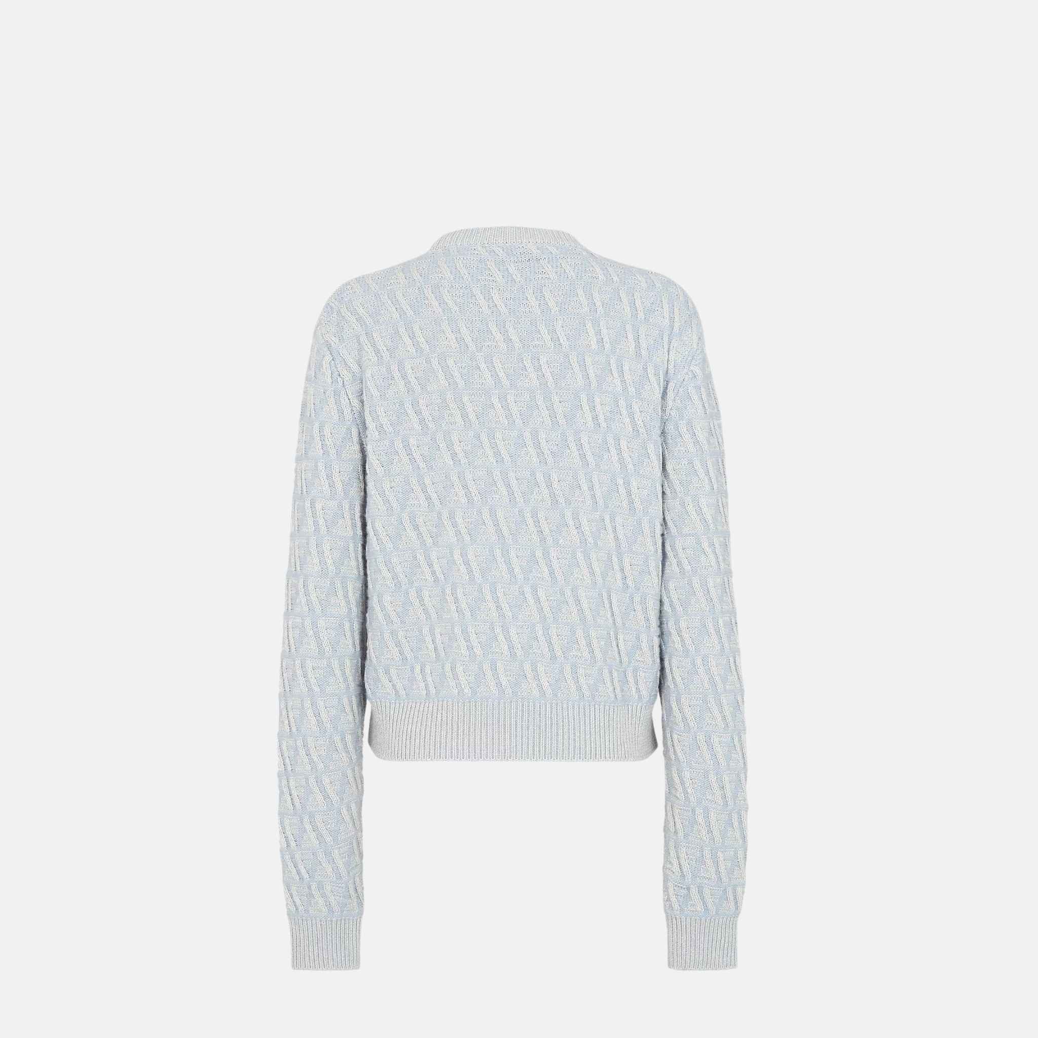 Fendi Jumper FF Cashmere And Wool Pullover, Front