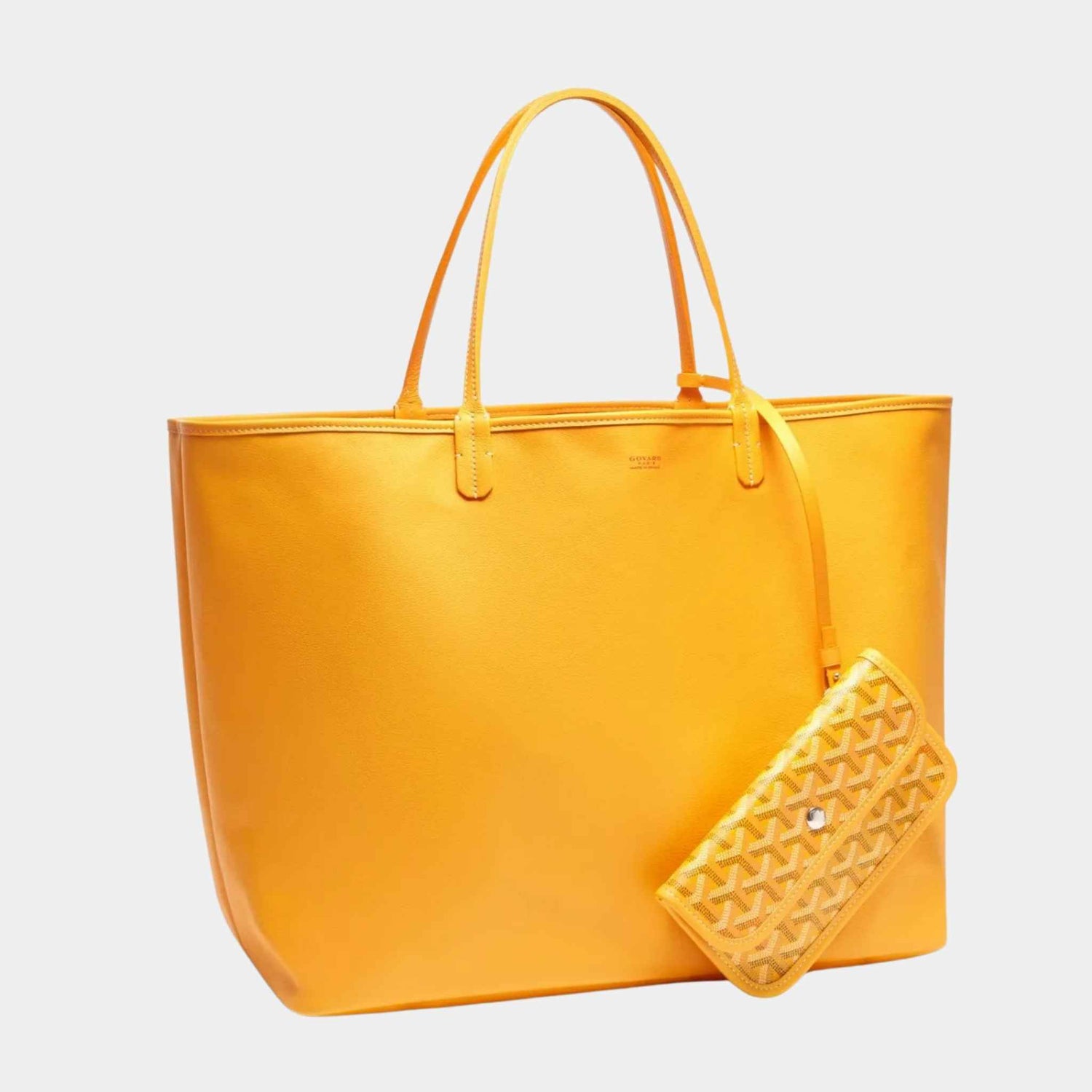 Goyard Anjou GM Bag, Yellow, Front View