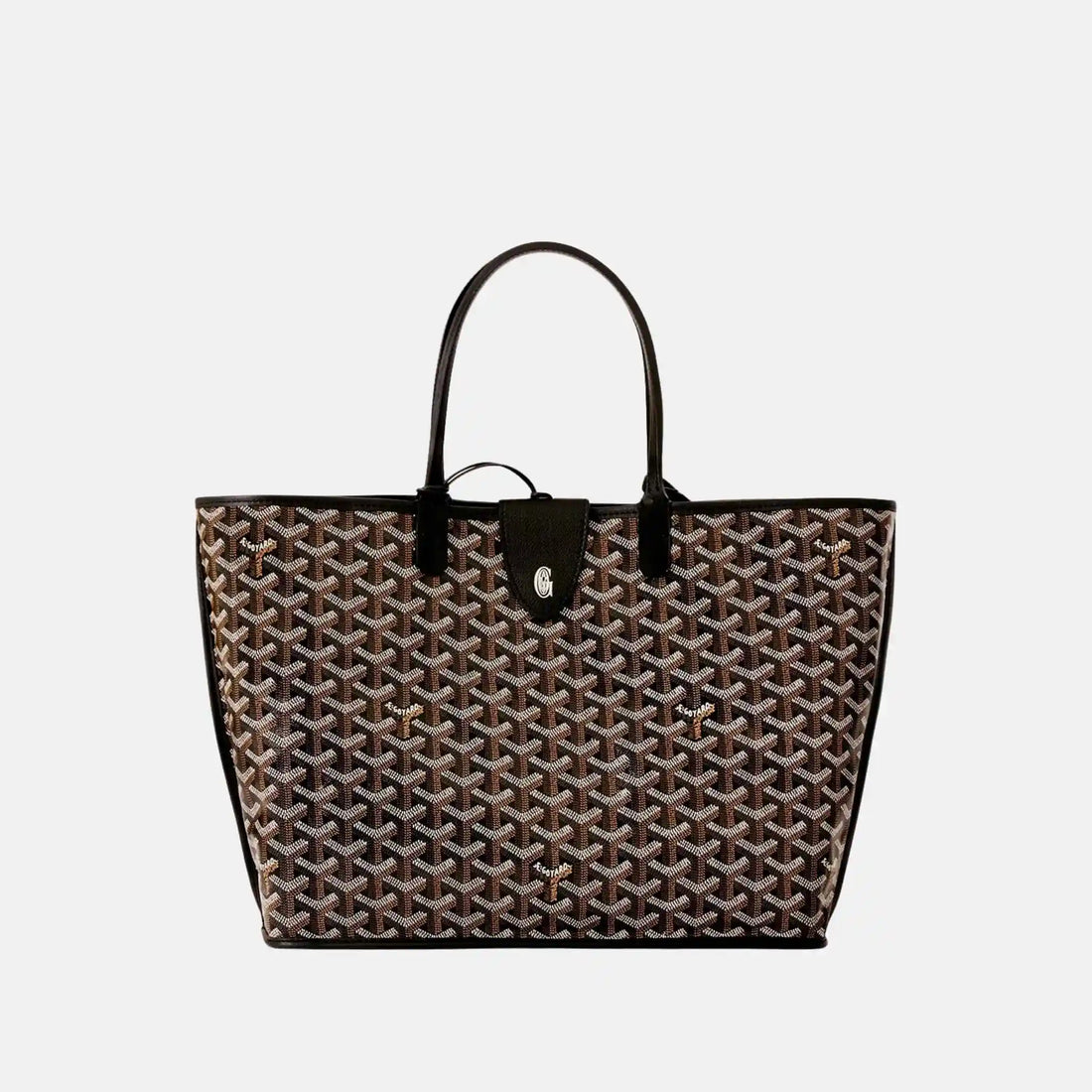 Goyard Anjou PM Bag, Black, Front