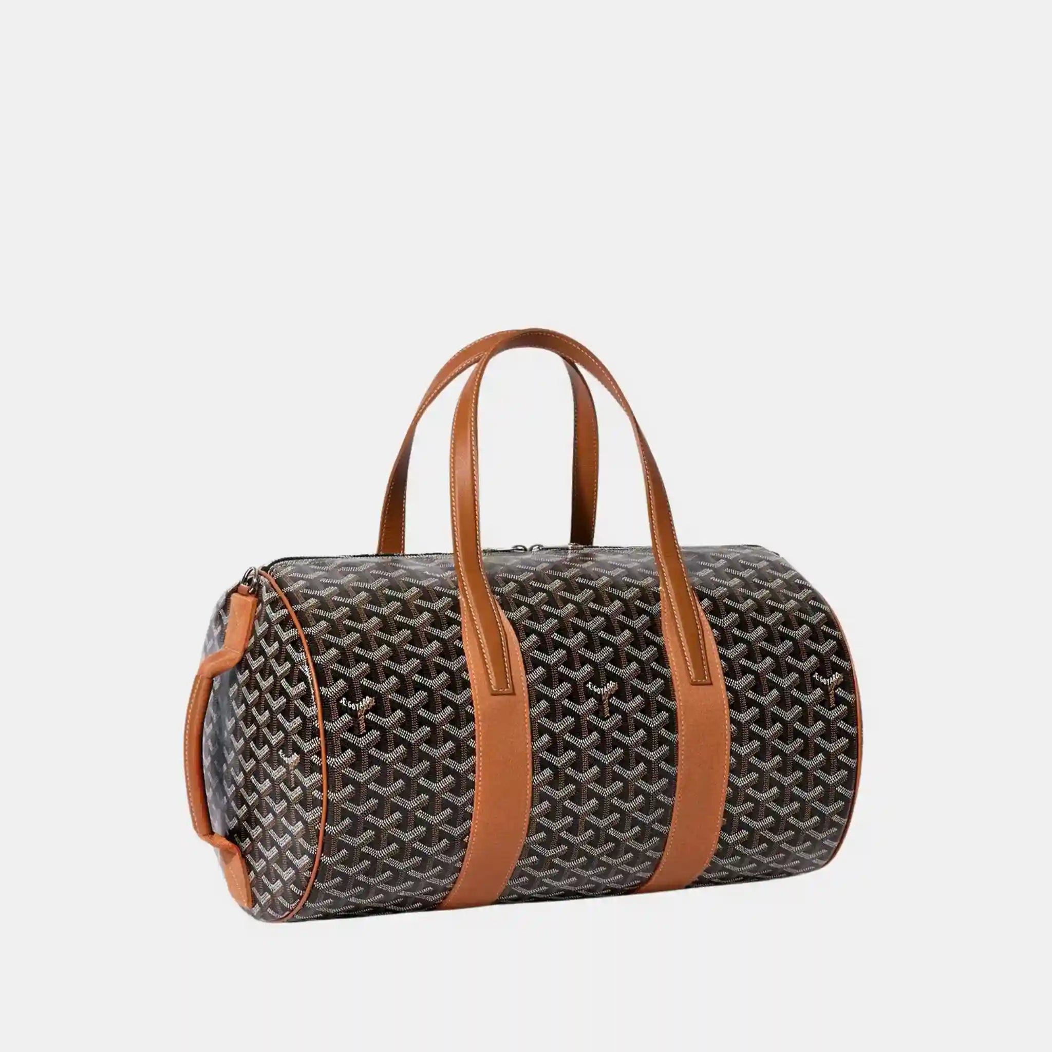 Goyard Barrel 40 Sports Bag, Black & Tan, Side