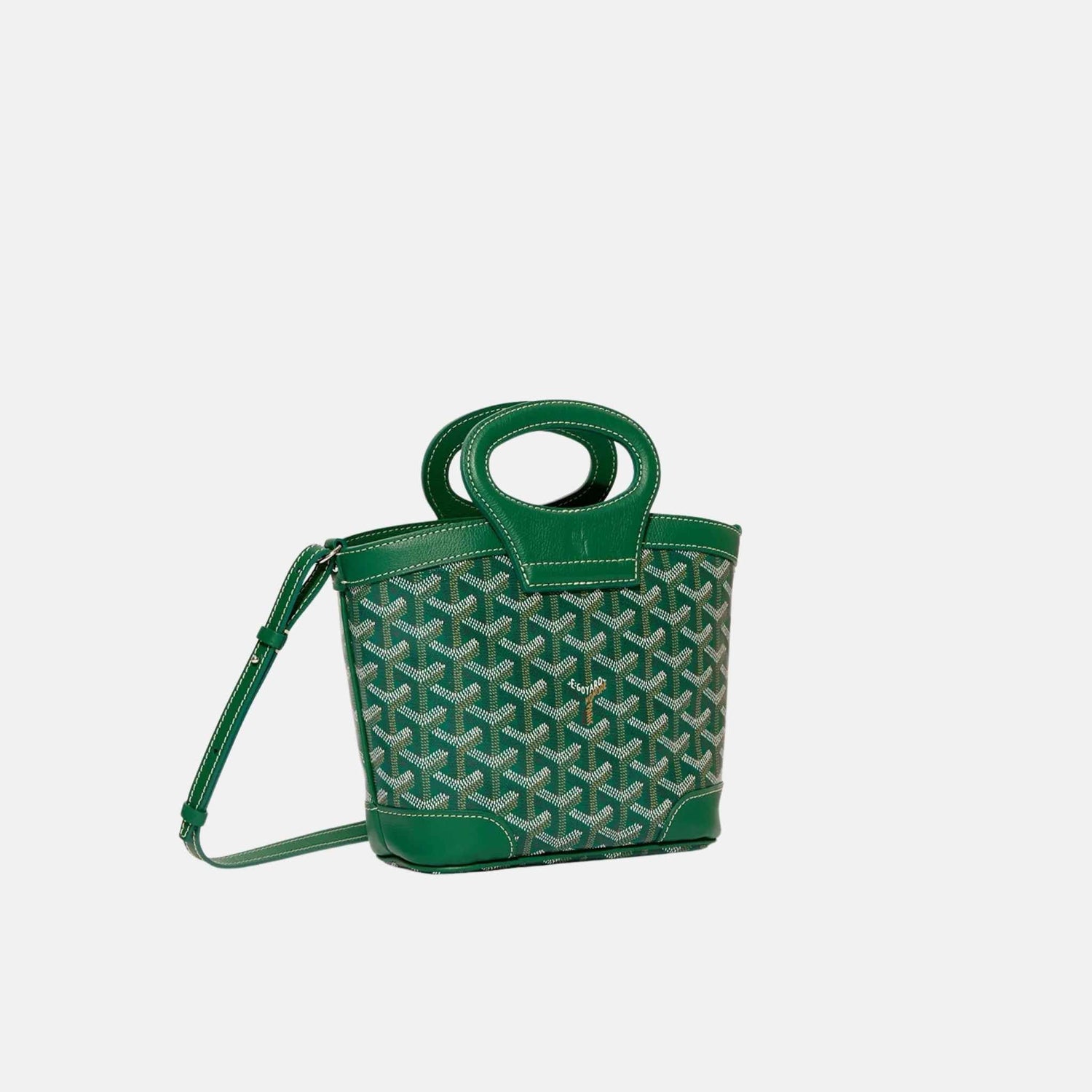 Goyard Beluga Mini Bag, Green, Front
