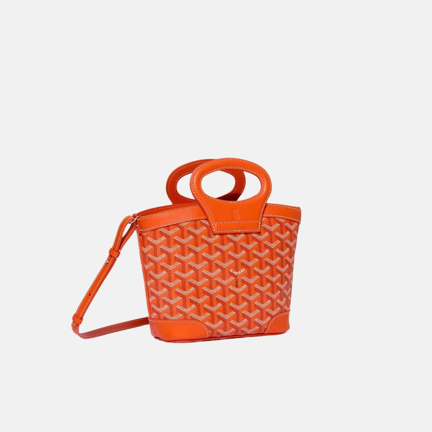 Goyard Beluga Mini Bag, Orange, Front