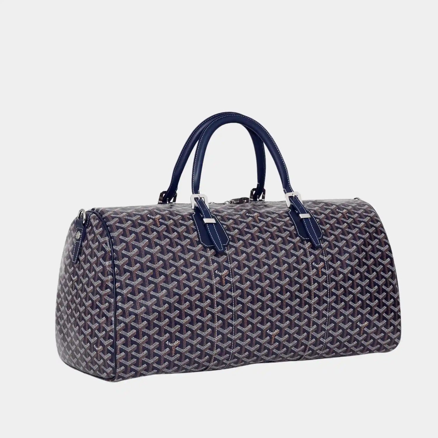 Goyard Boston 50 Bag, Navy Blue