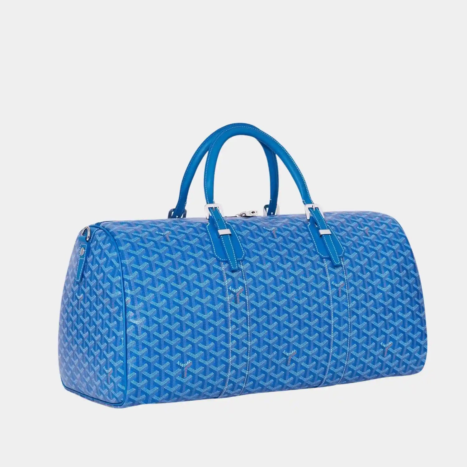 Goyard Boston 50 Bag, Sky Blue