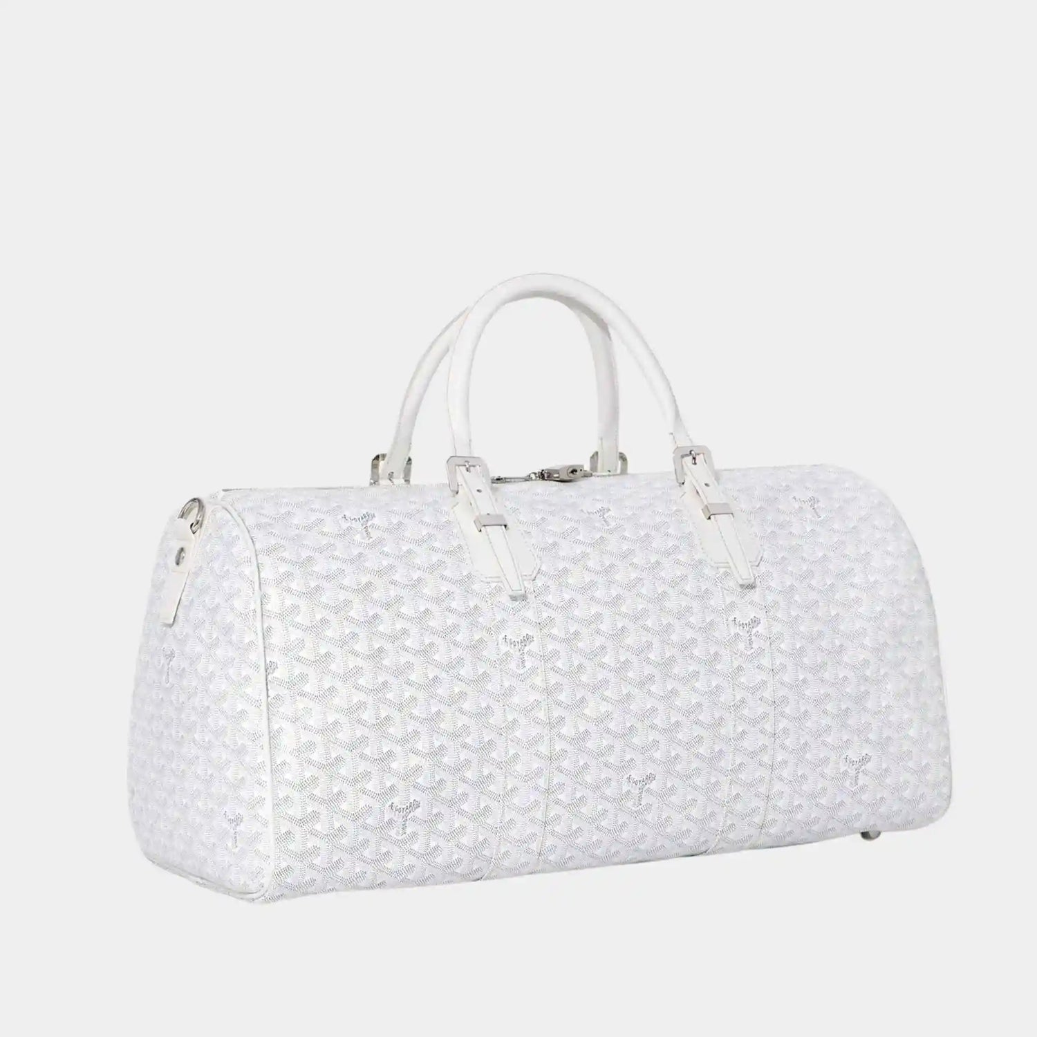 Goyard Boston 50 Bag, White