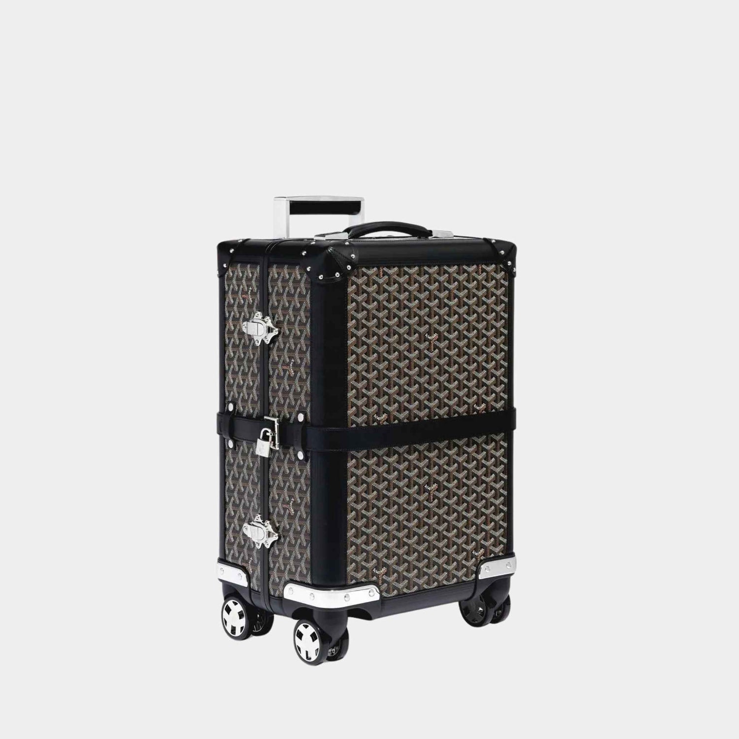 Goyard Bourget PM Trolley Case, Black