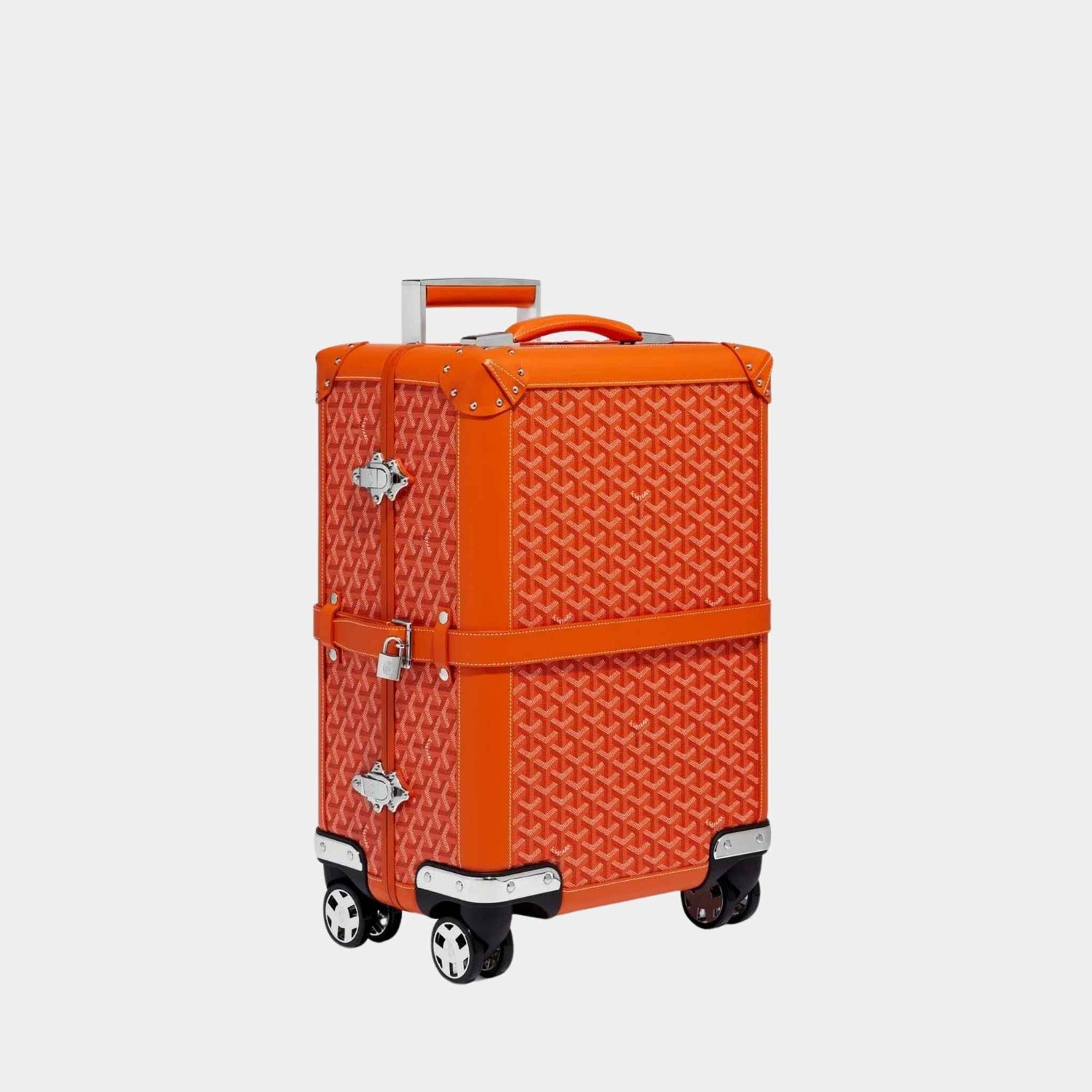 Goyard Bourget PM Trolley Case, Orange