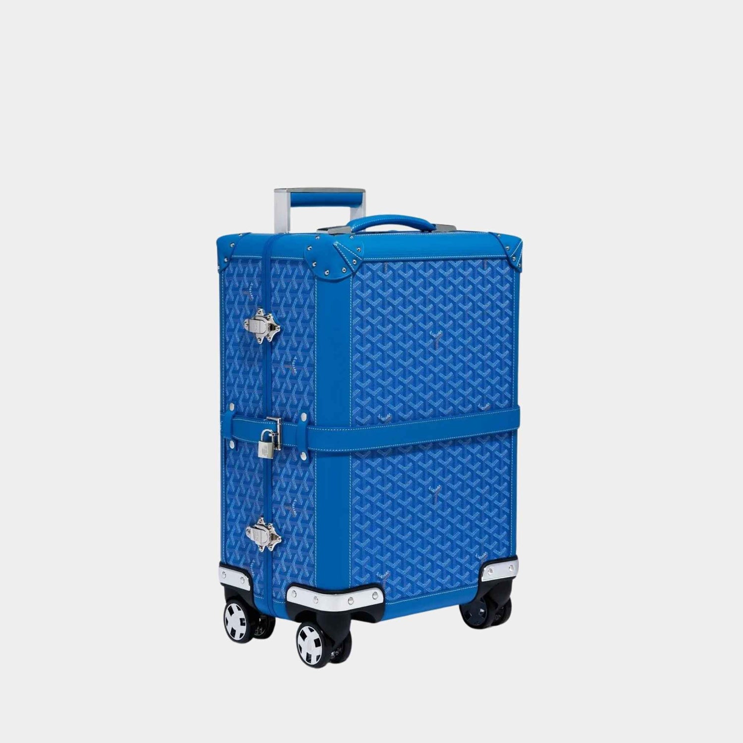 Goyard Bourget PM Trolley Case, Sky Blue
