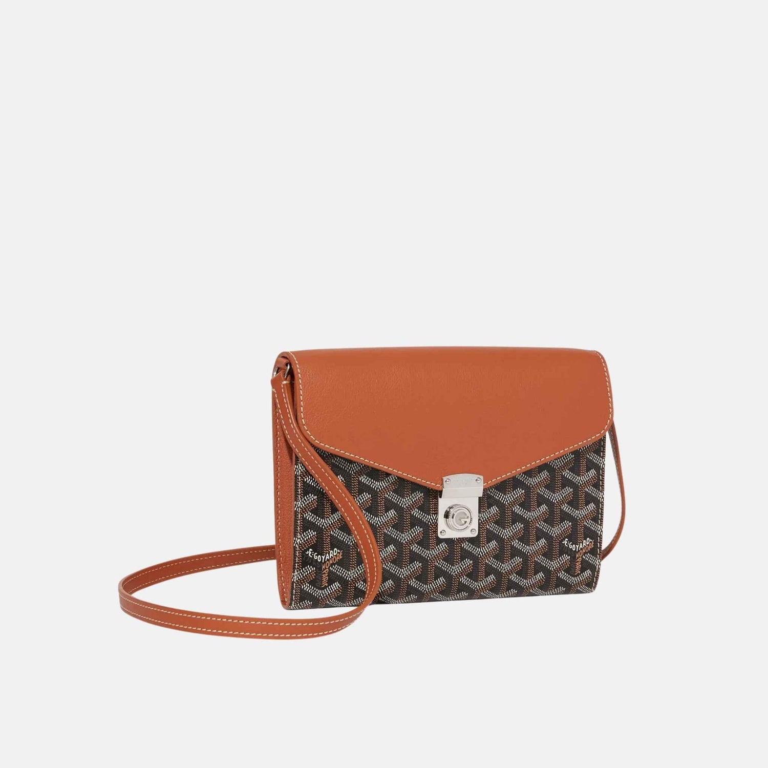 Goyard Chypre Wallet Pouch, Black and Tan